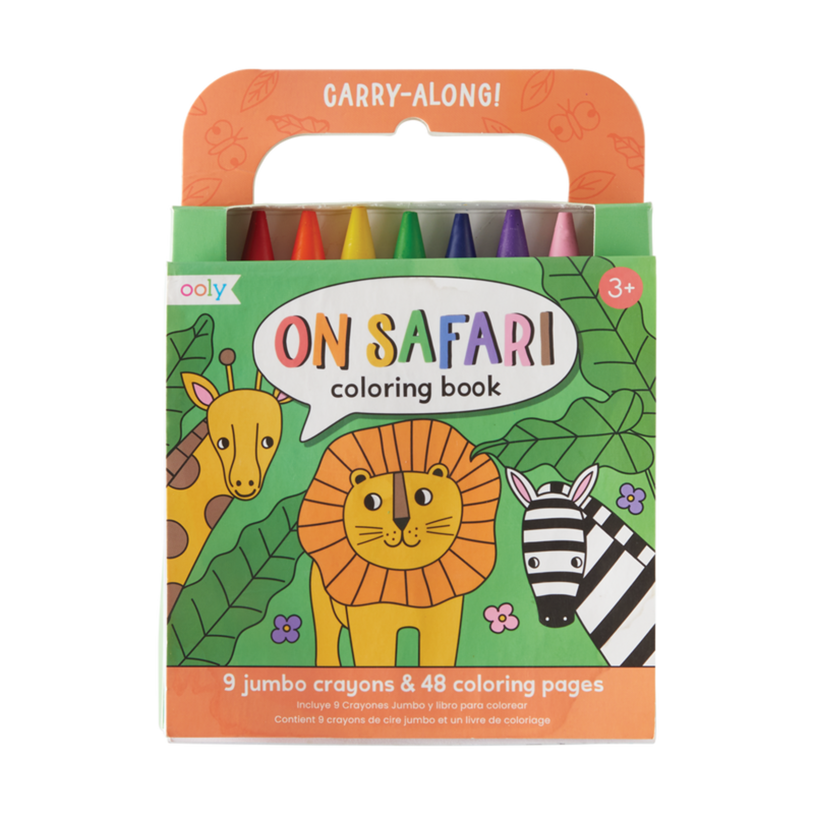 OOLY Coloring Book: On Safari Carry Along