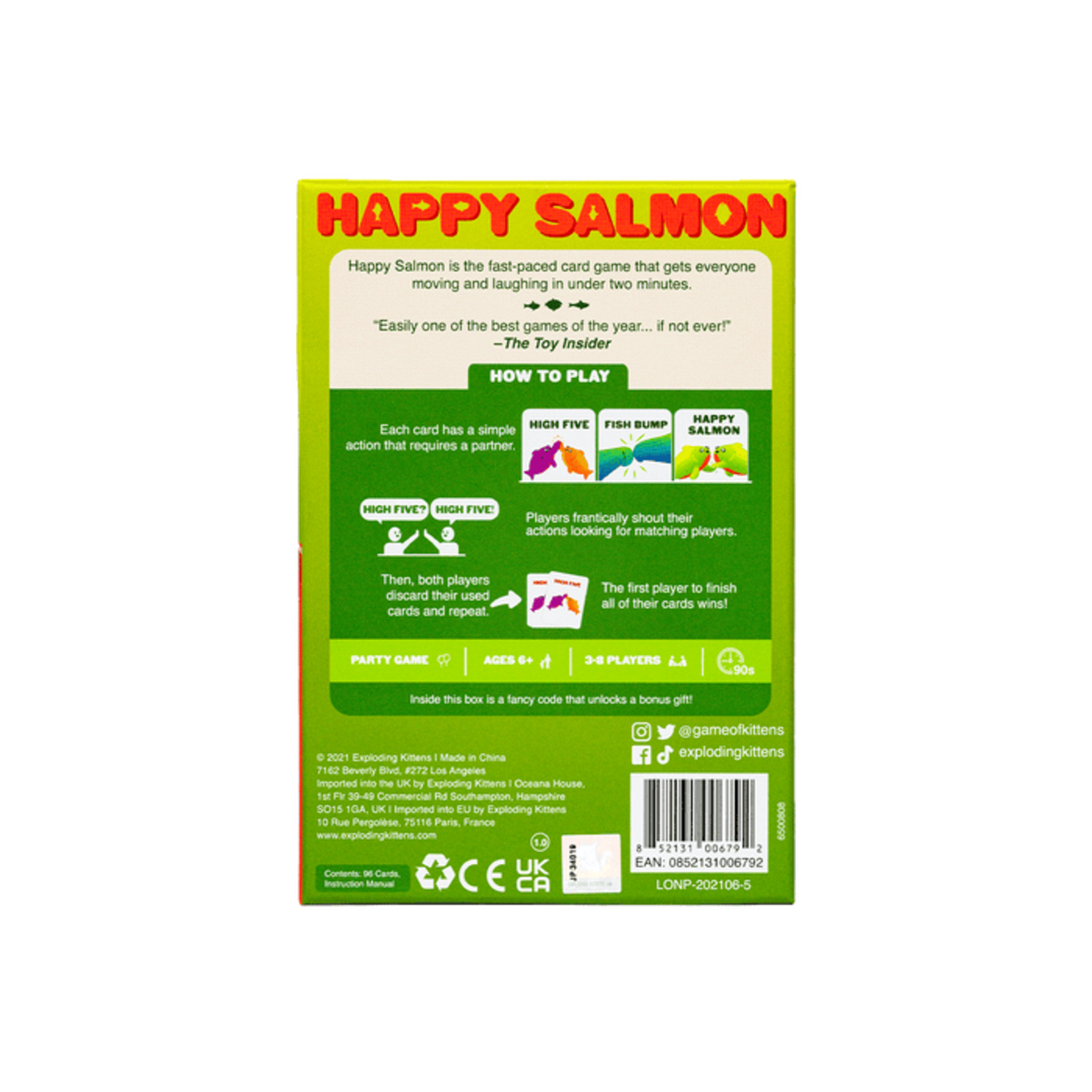 Exploding Kittens Happy Salmon (Exploding Kittens Edition)