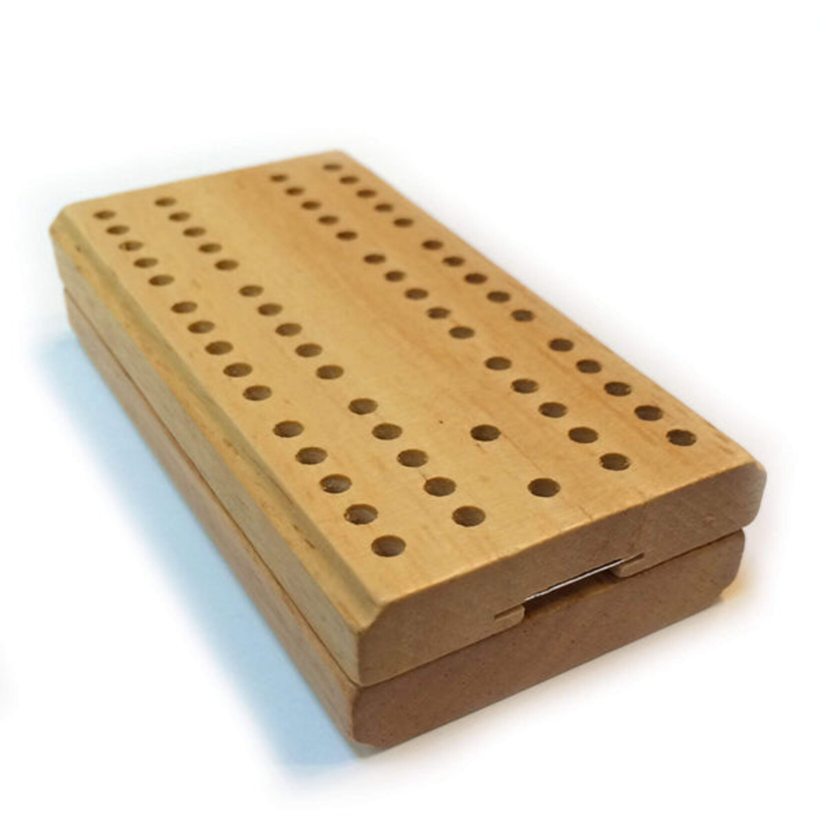 Wood Expressions CRIBBAGE: Mini 2-Track Wood Folding (3.75")