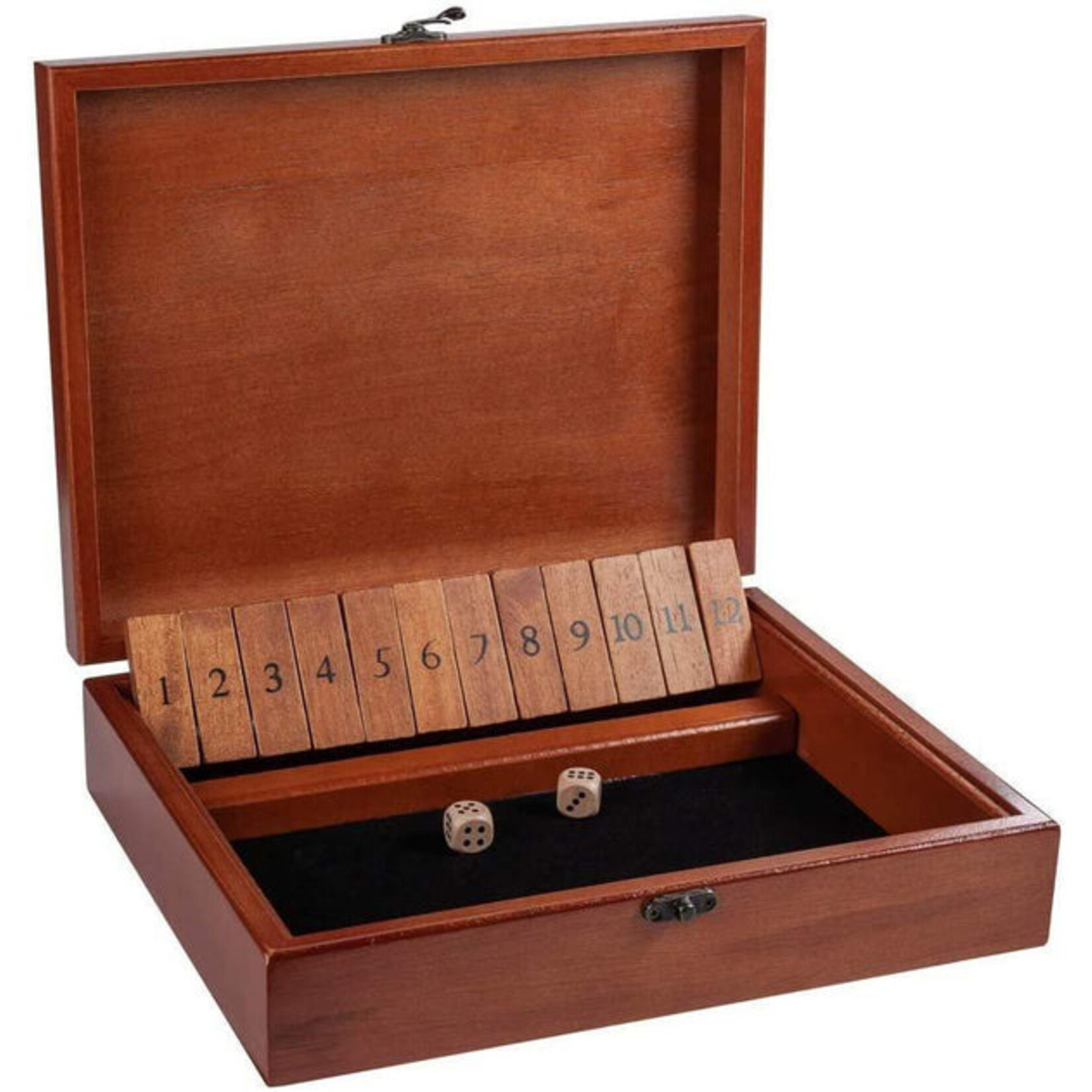 Shut the Box (Wood Box 12 Tiles) - Blue Highway Games