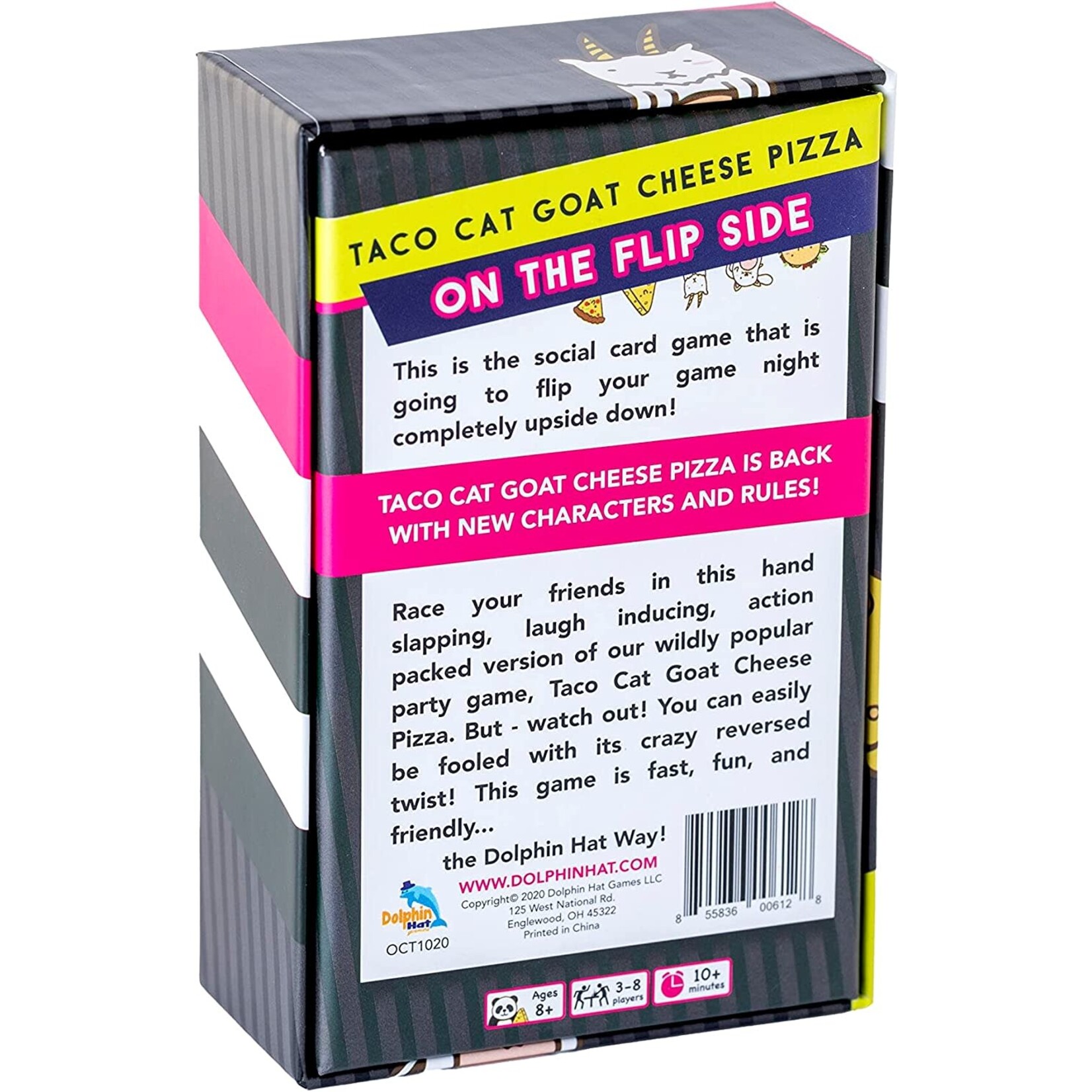 Dolphin Hat Games Taco Cat Goat Cheese Pizza: On the Flip Side