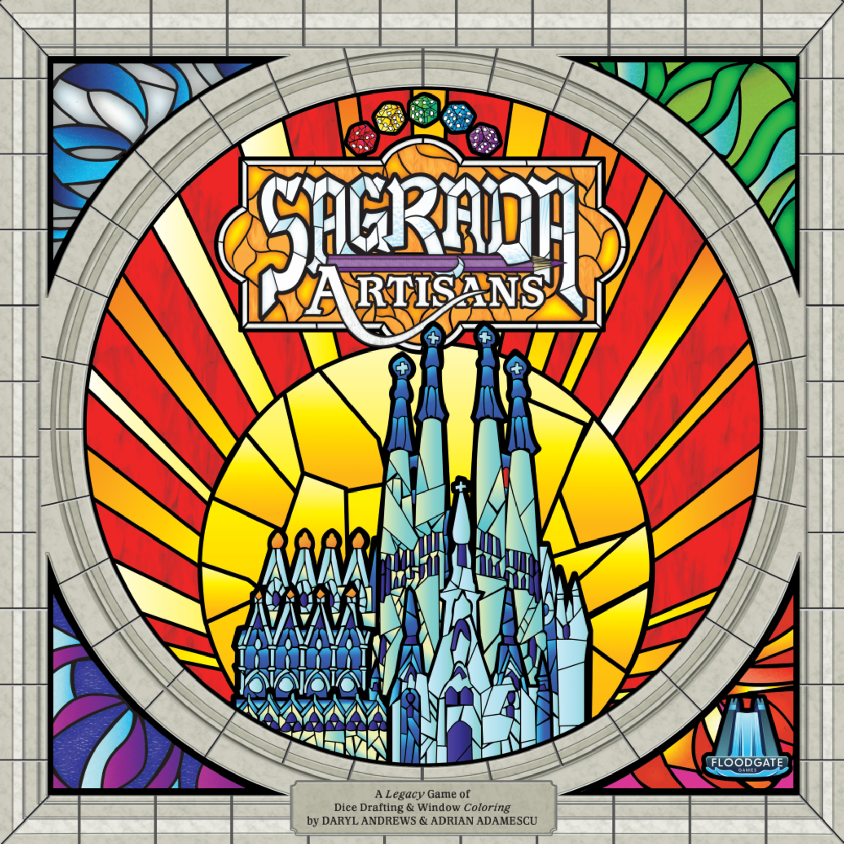 Sagrada Artisans - A Strategy Game Based on The Award-Winning Board Game,  Sagrada! | Family Board Game for Kids & Adults | Ages 10 and Up | for 2 to  4