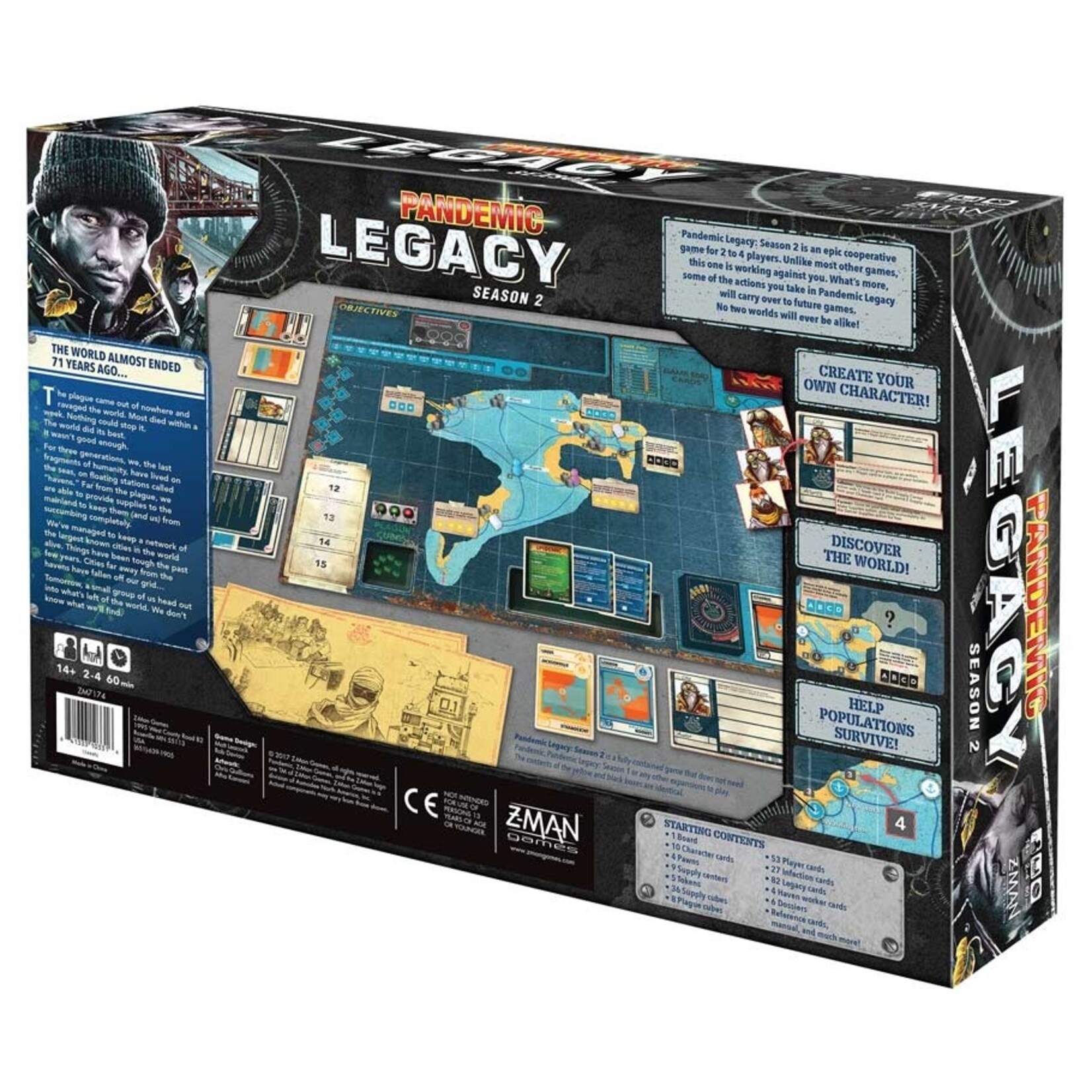 Z-Man Games Pandemic: Legacy Season 2 - Black