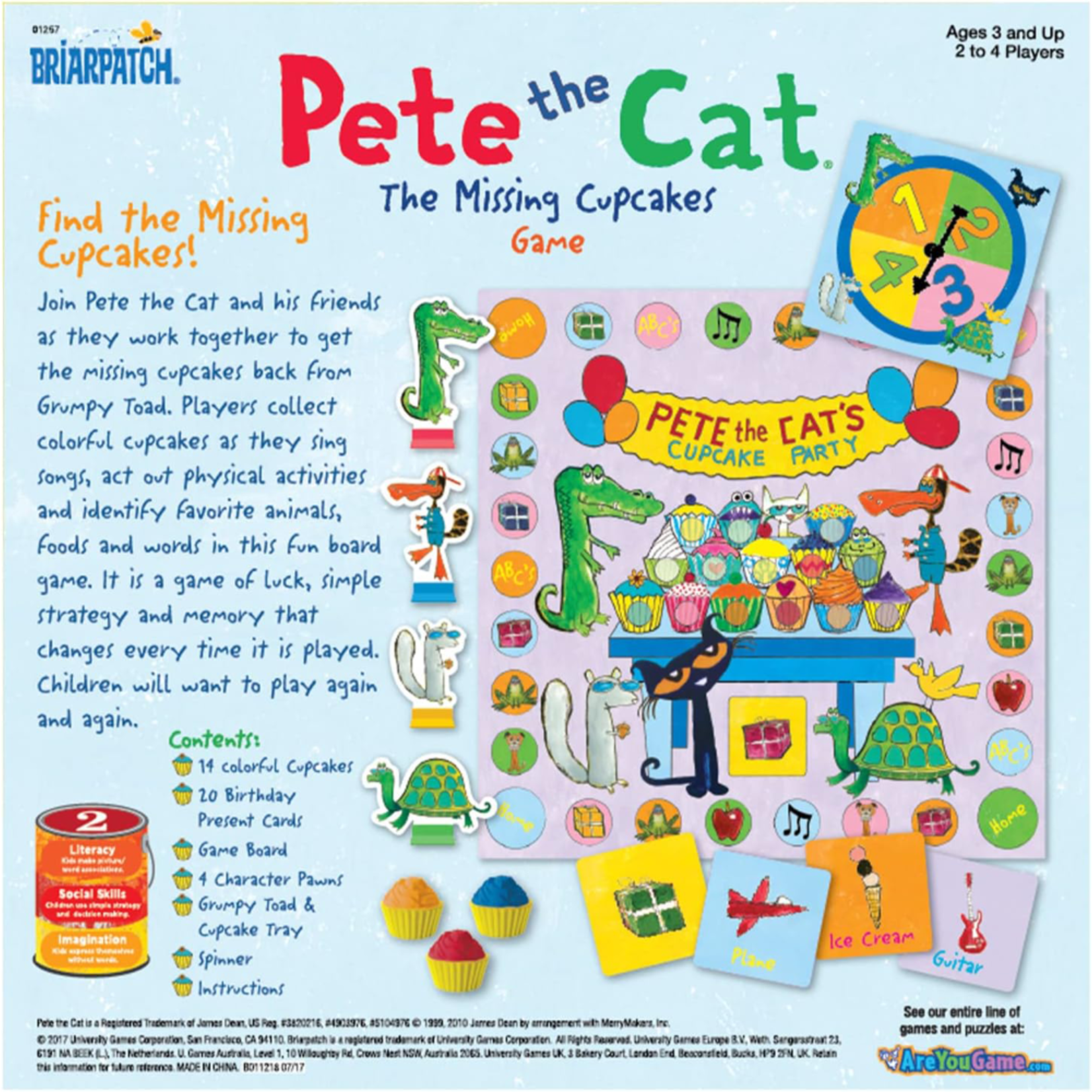 Briarpatch Pete the Cat: Missing Cupcakes Game