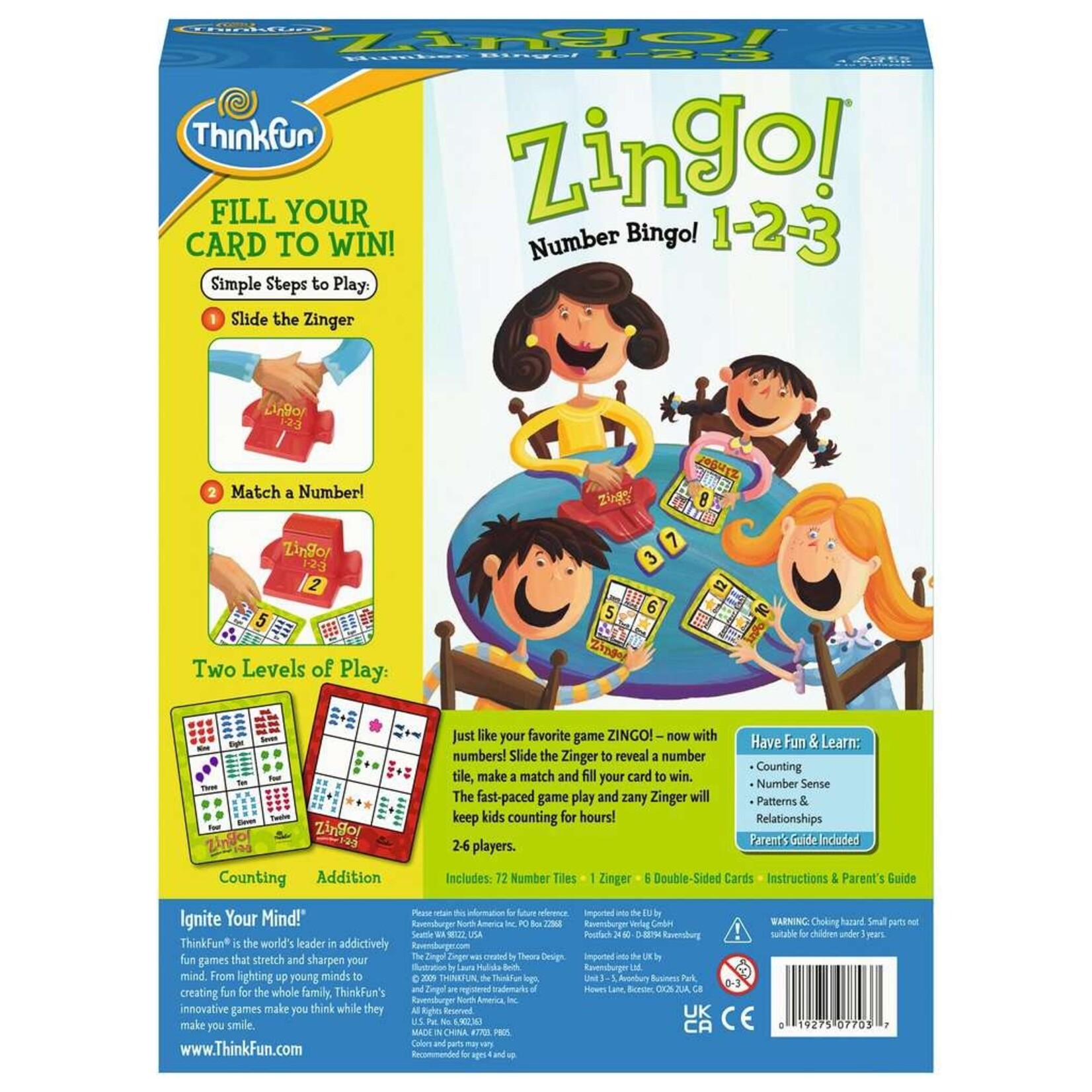 ThinkFun Zingo! 1-2-3