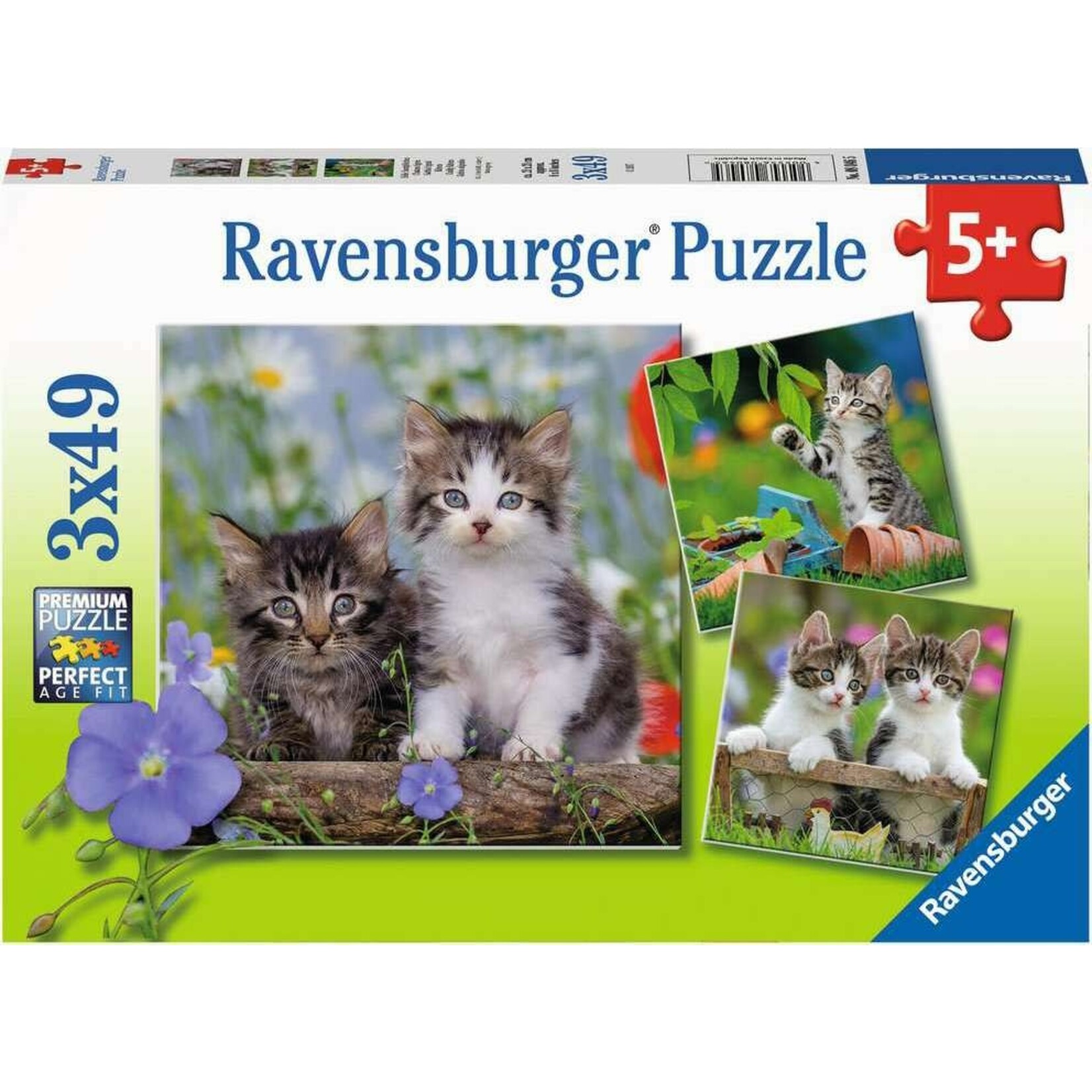 Ravensburger Cuddly Kittens 3x 49pc