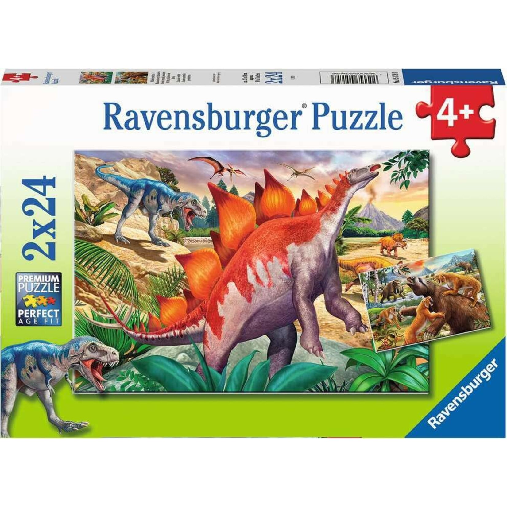 Ravensburger Jurassic Wildlife 2x 24pc