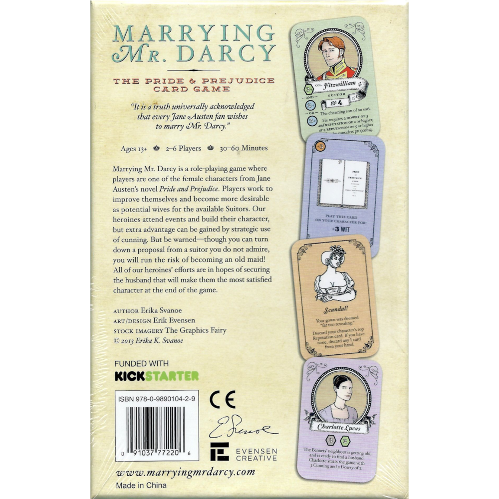 Erika Svanoe Games Marrying Mr. Darcy