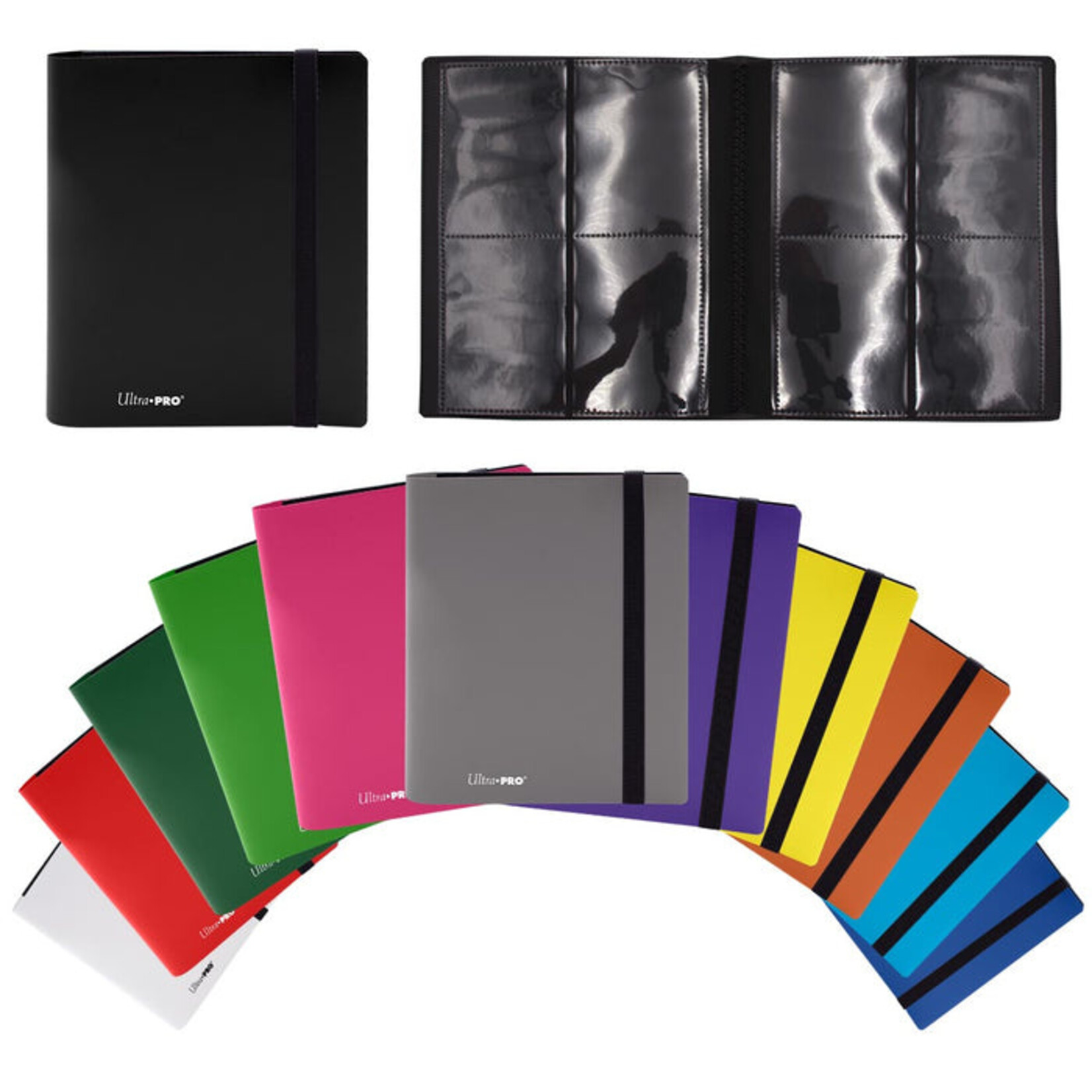 Ultra Pro Binder: Eclipse 4 Pocket Pro - Jet Black