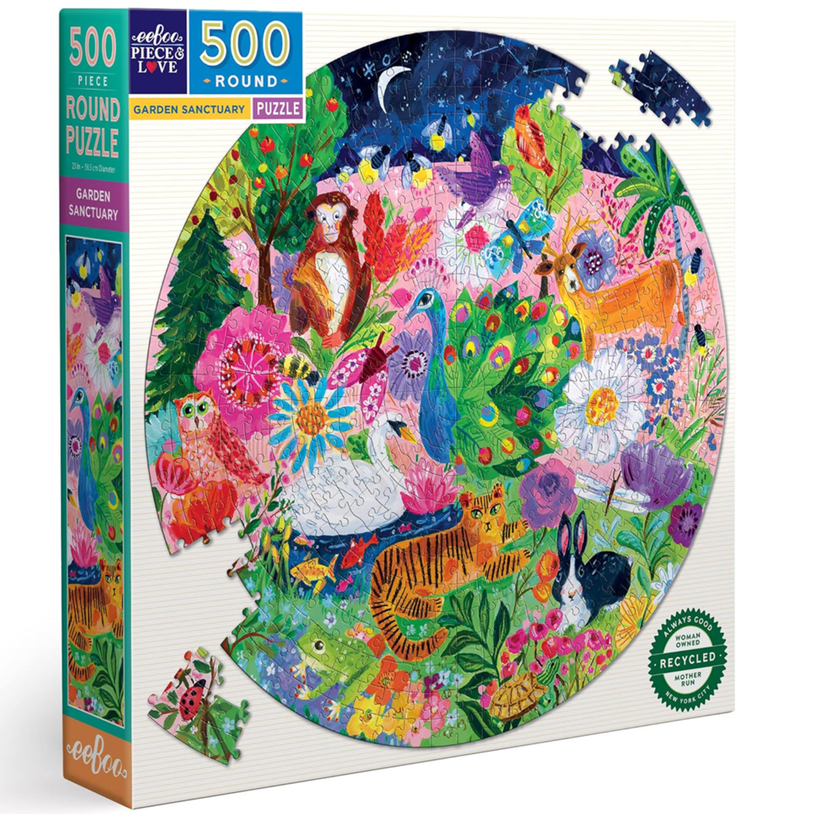 eeBoo Garden Sanctuary 500pc