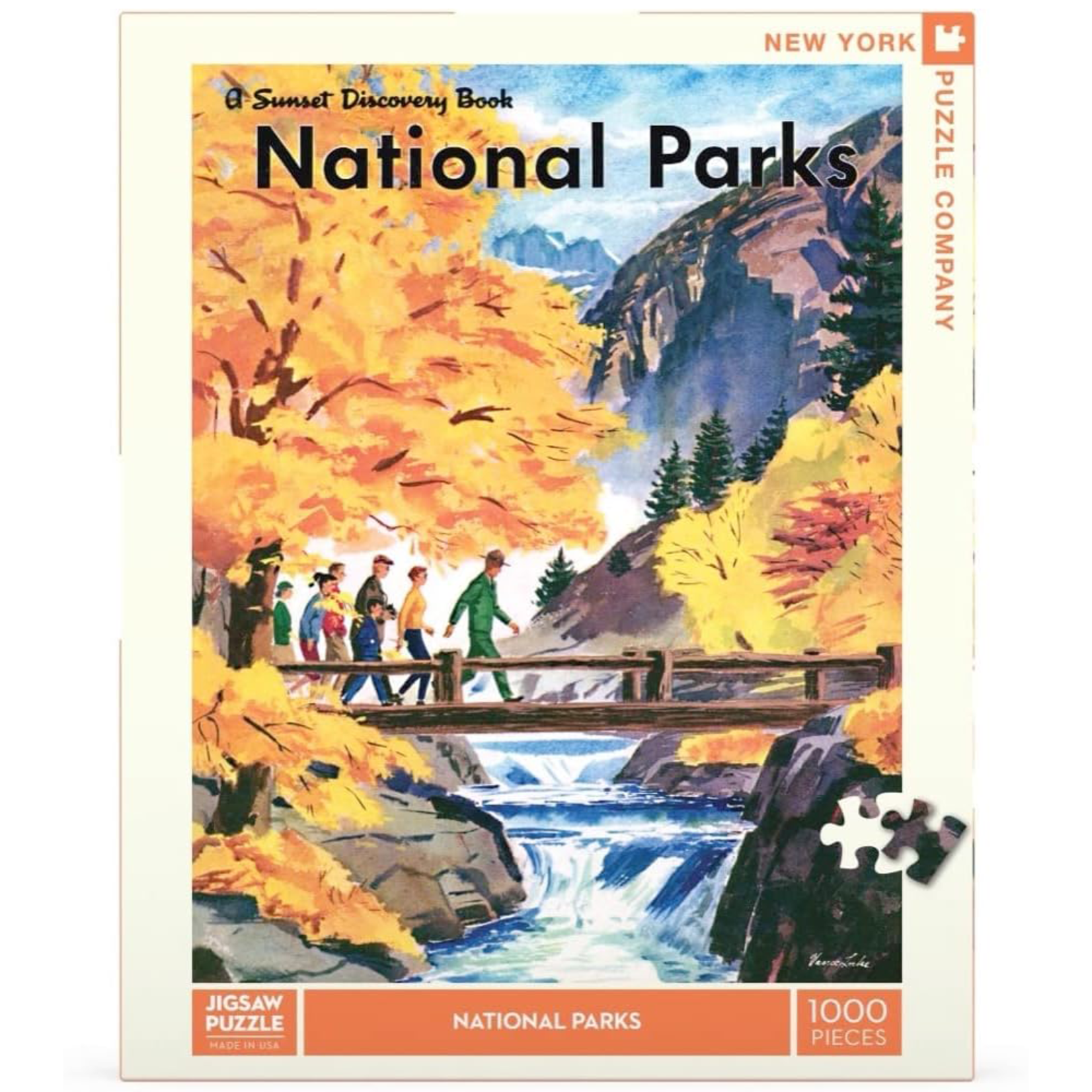New York Puzzle Co Sunset: National Parks 1000pc