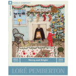 New York Puzzle Co Loré Pemberton: Merry and Bright 500pc