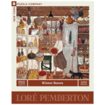 New York Puzzle Co Loré Pemberton: Winter Stores 500pc