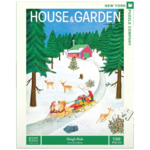 New York Puzzle Co House Garden: Sleigh Ride 500pc