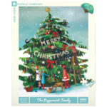 New York Puzzle Co Janet Hill: Peppermint Family 1000pc