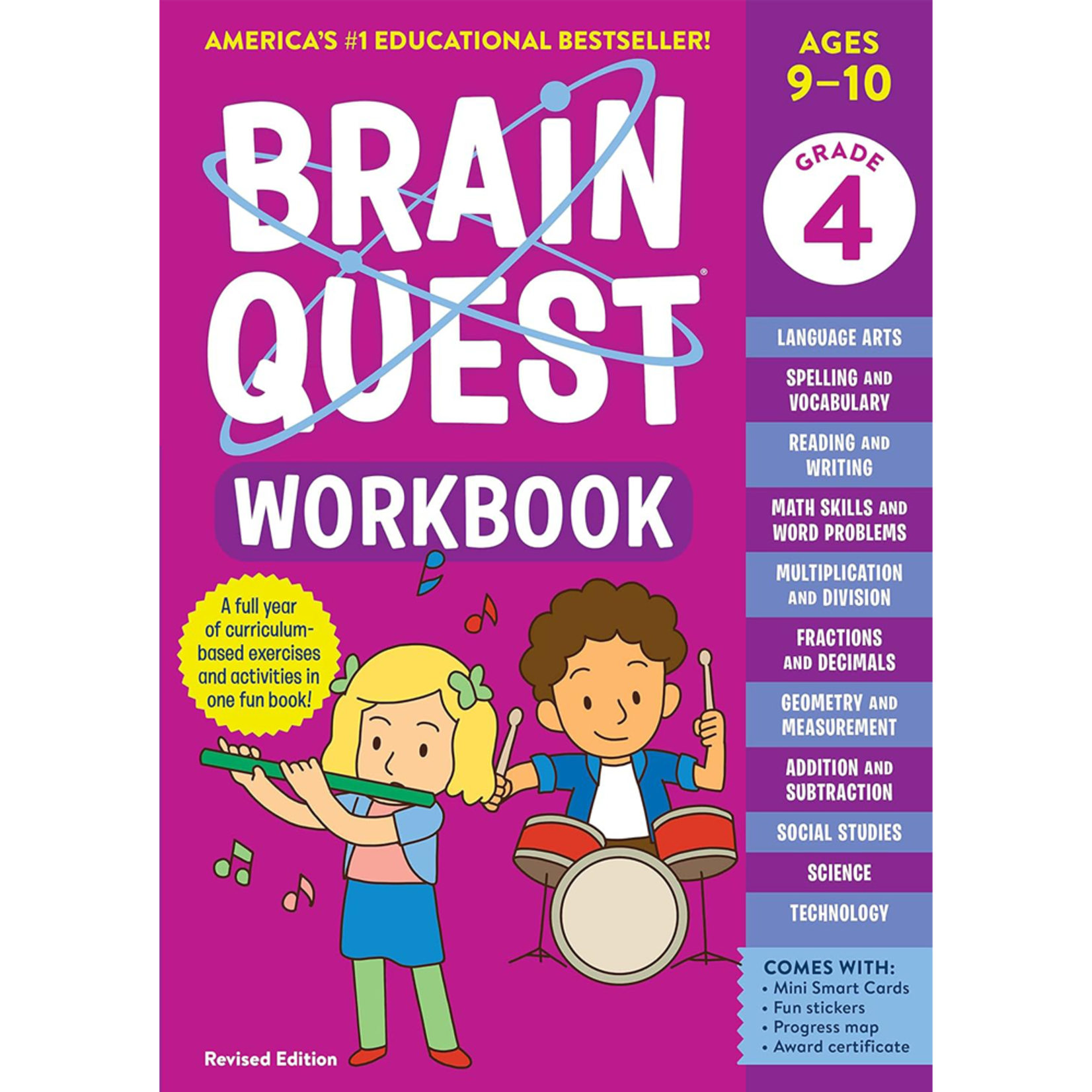 Workman Brain Quest Workbook: Grade 4