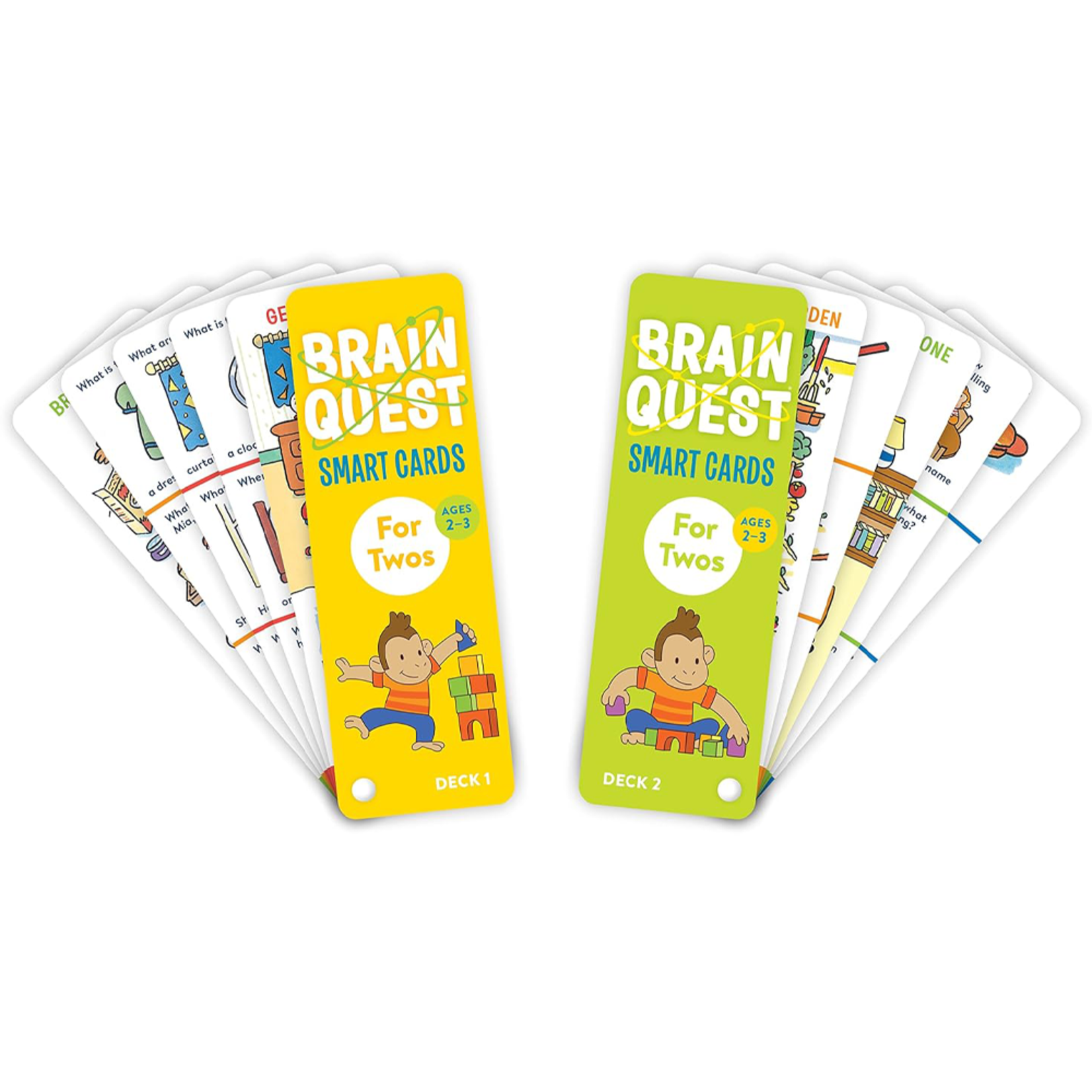 Workman Brain Quest Smart Cards: For Twos