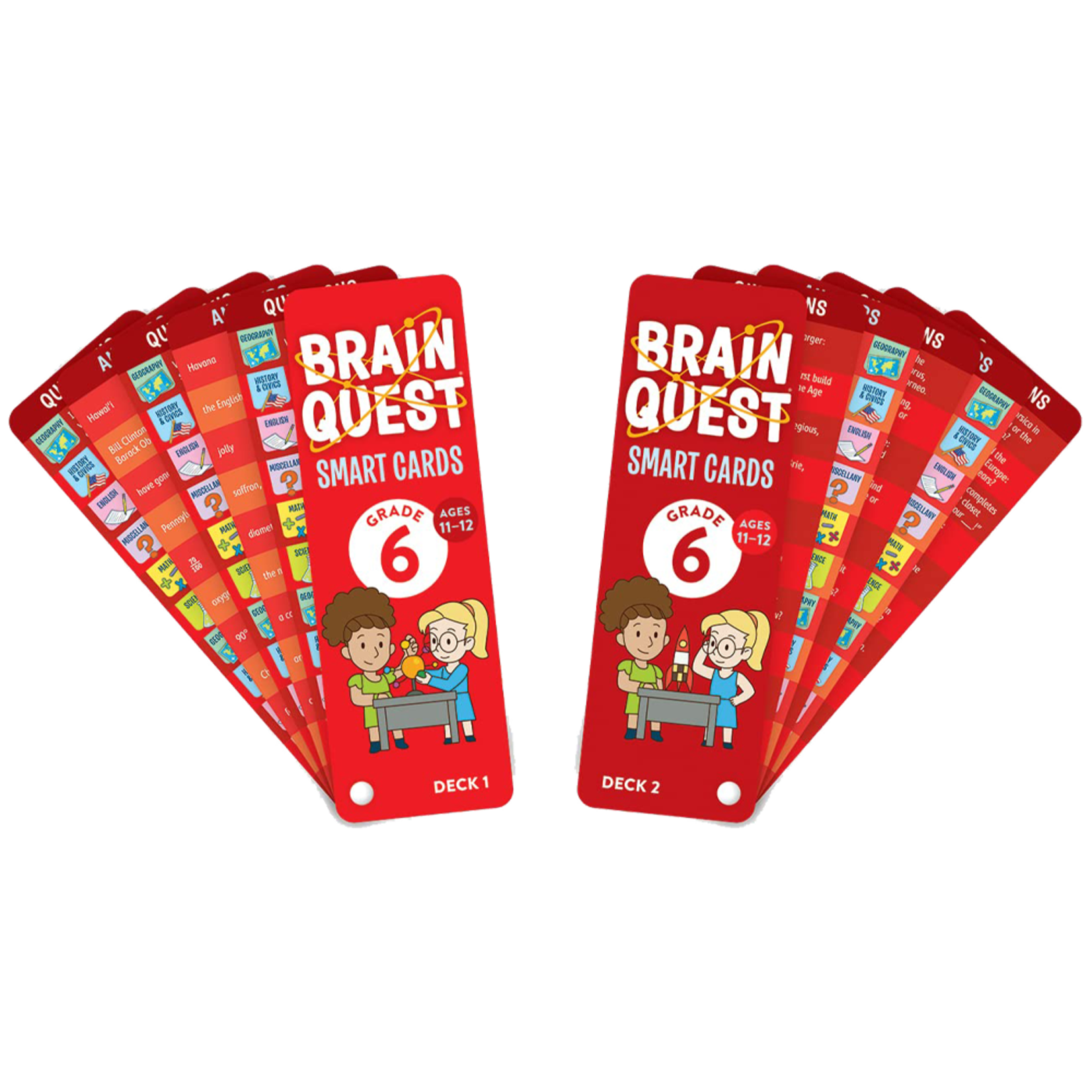 Workman Brain Quest Smart Cards: Grade 6