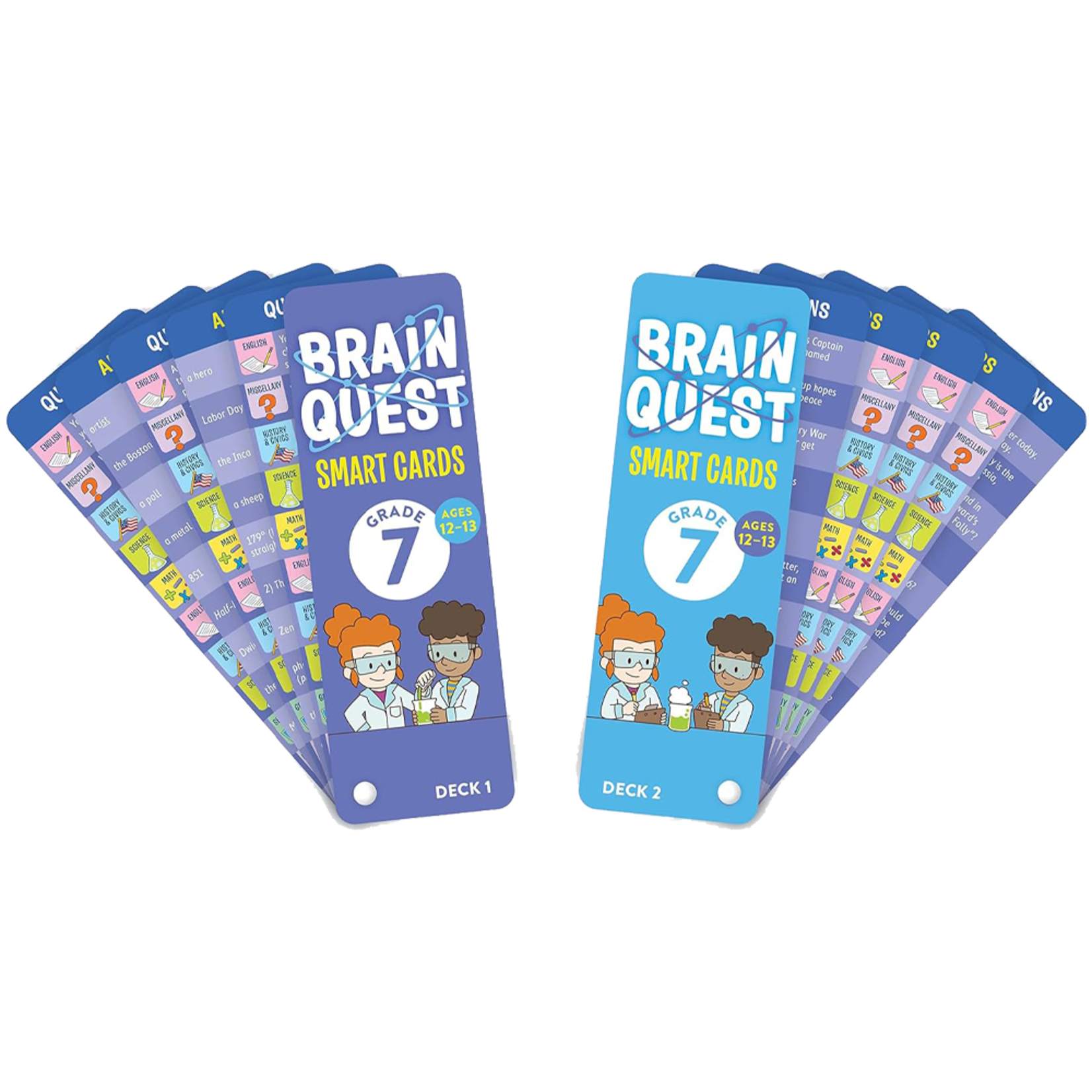 Workman Brain Quest Smart Cards: Grade 7