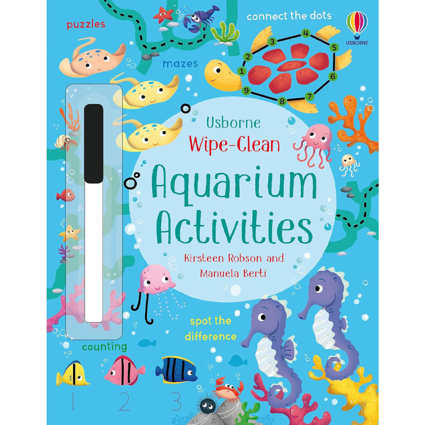 Usborne Wipe Clean: Aquarium Activities