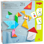 Haba Arranging Game Funny Faces Tangram Wooden Tiles