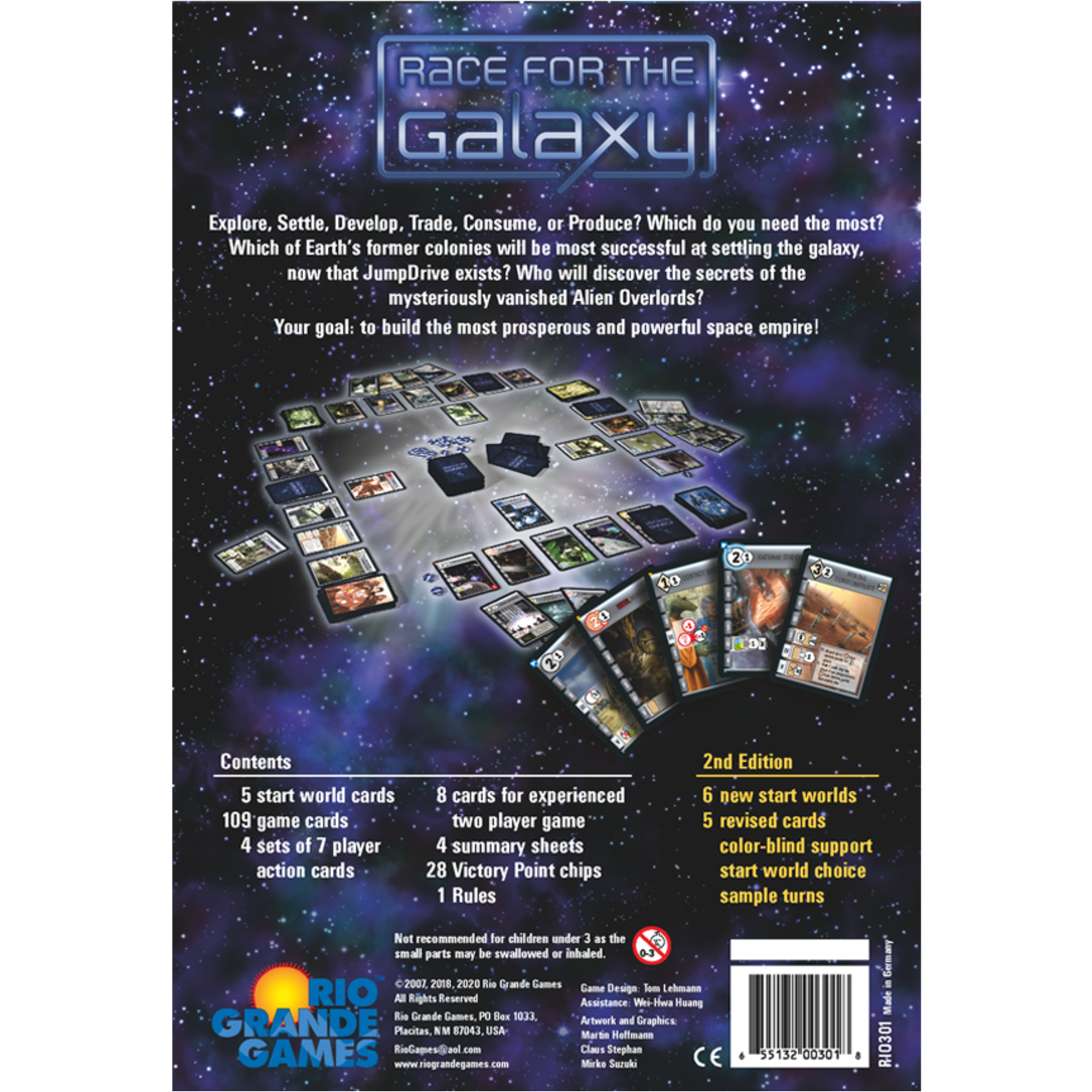 Rio Grande Games Race for the Galaxy (2nd Ed)