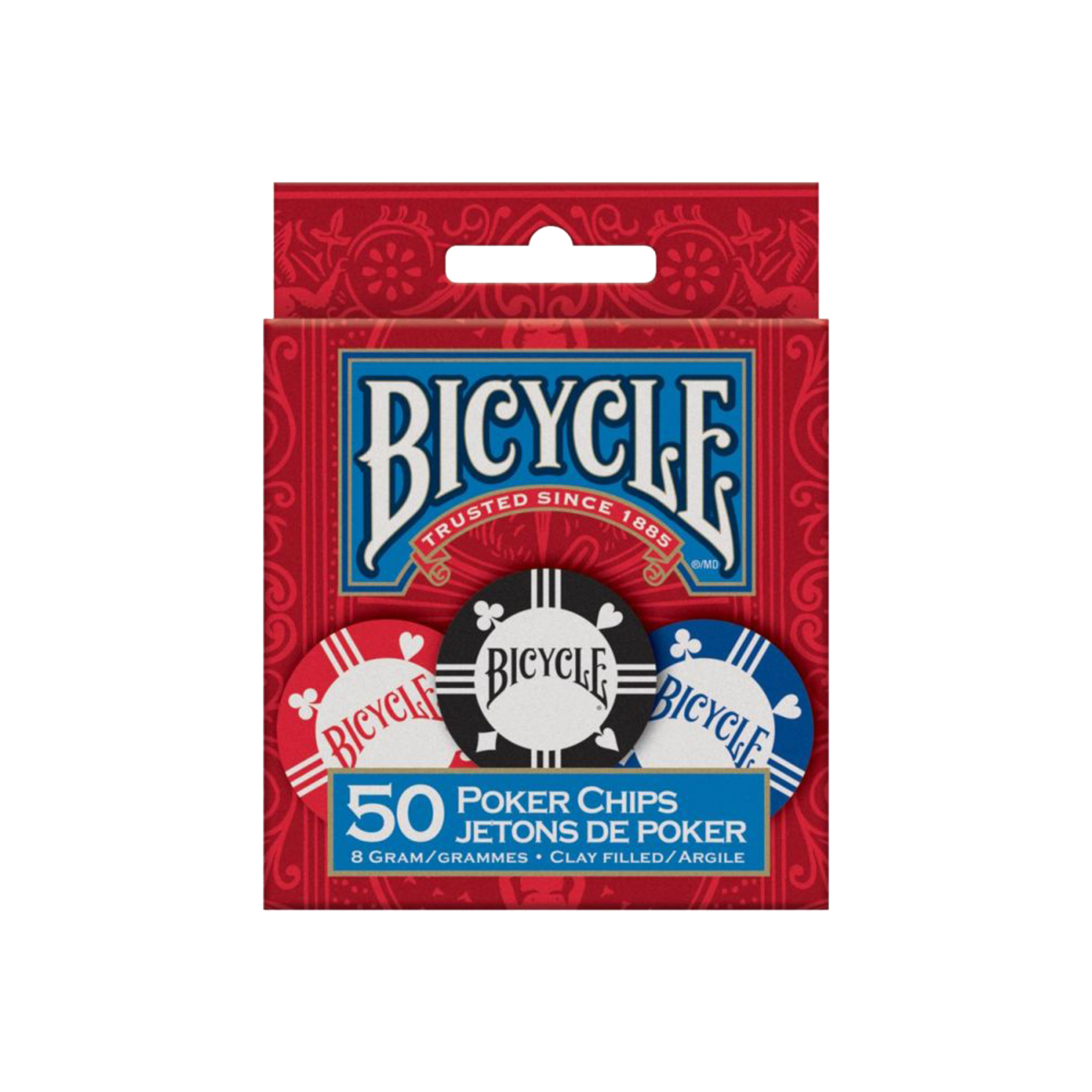 Bicycle POKER CHIPS: Bicycle Clay (50)