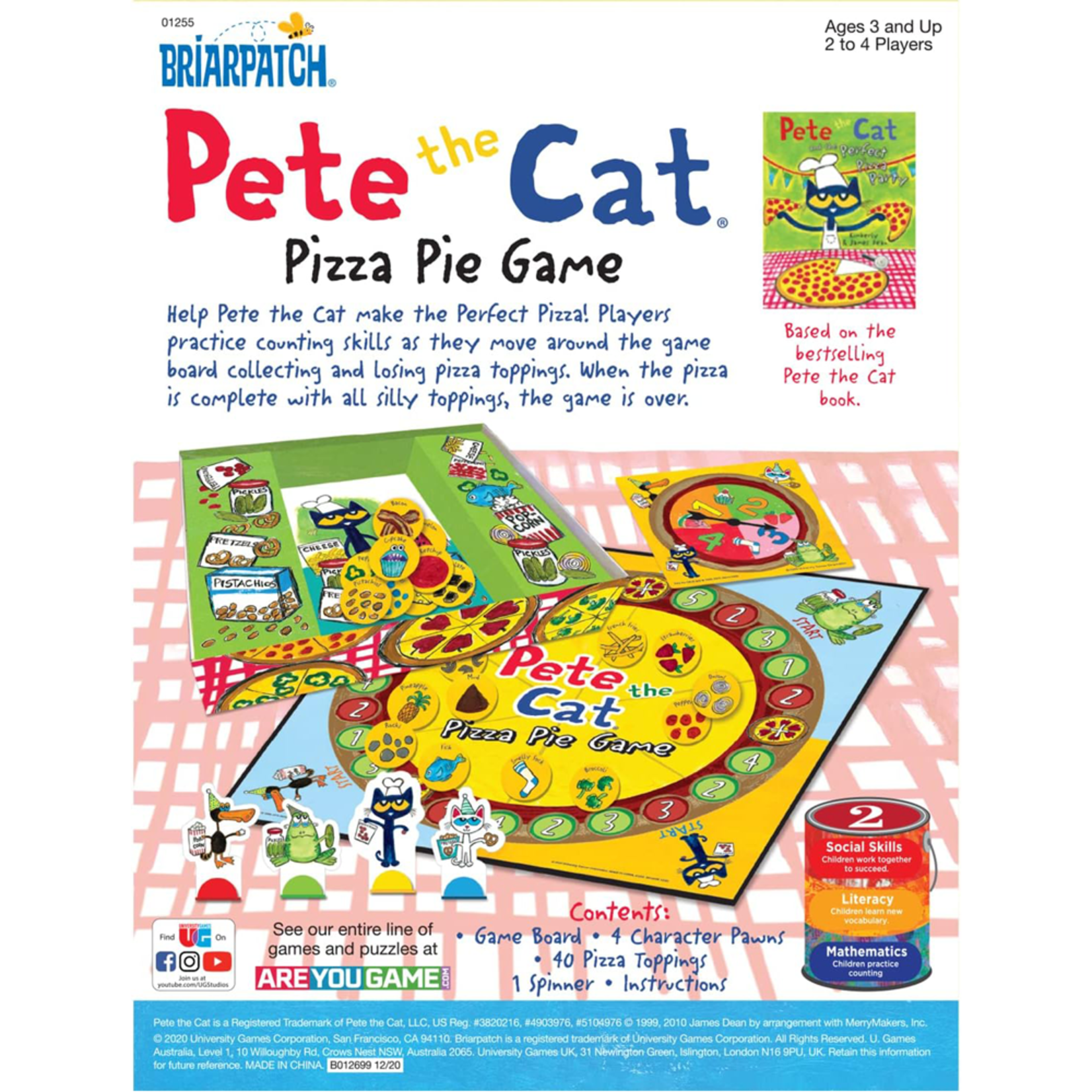 Briarpatch Pete the Cat: Pizza Pie Game