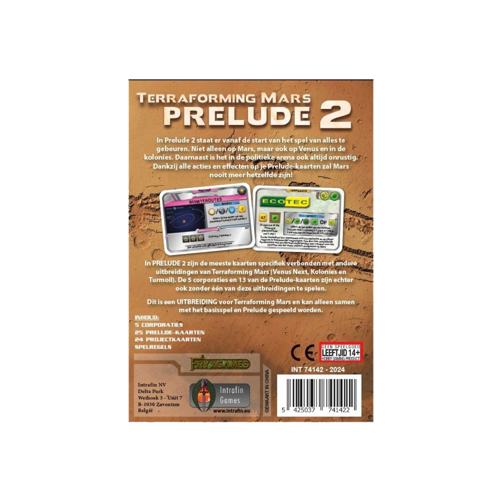 Stronghold Games Terraforming Mars: Prelude 2 Exp