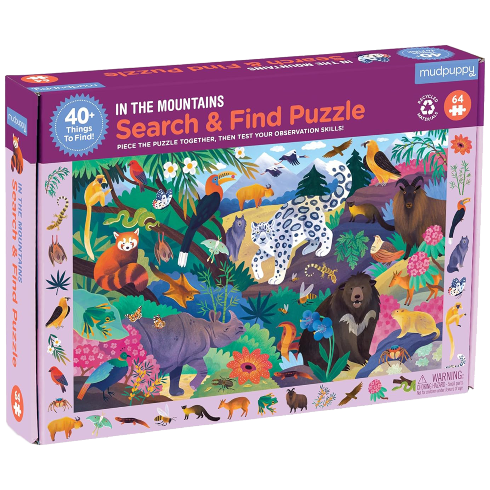 Mudpuppy Search & Find: In the Mountains 64pc