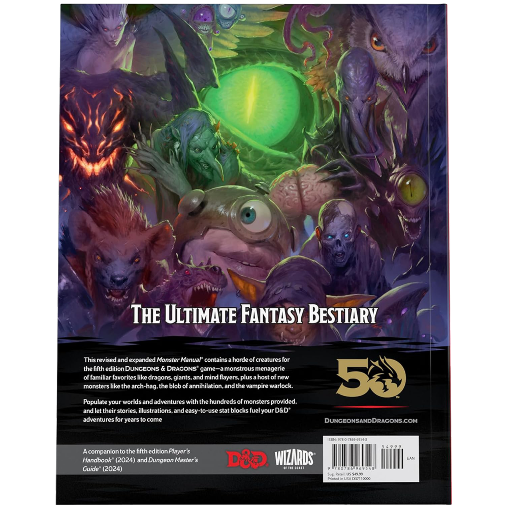 Wizards of the Coast D&D: Monster Manual 2024
