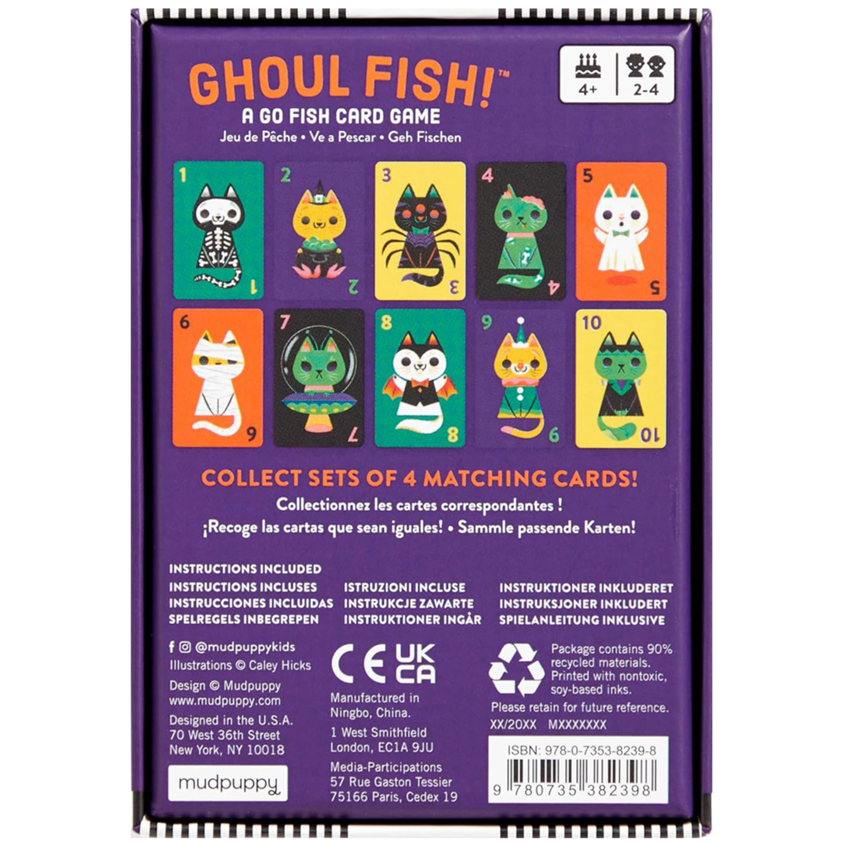 Mudpuppy Ghoul Fish! A Go Fish Card Game