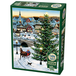 Cobble Hill Puzzles Village Tree 1000pc