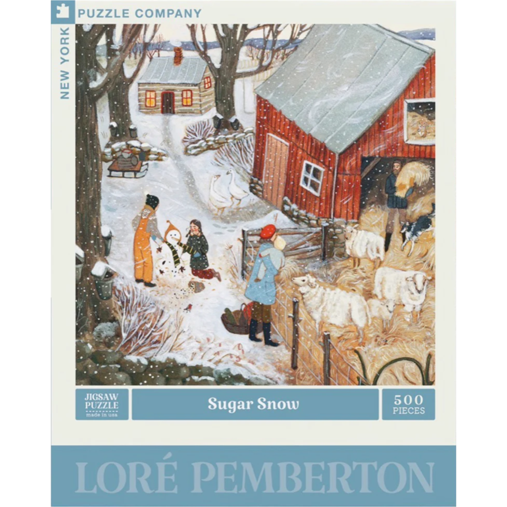 New York Puzzle Co Loré Pemberton: Sugar Snow 500pc