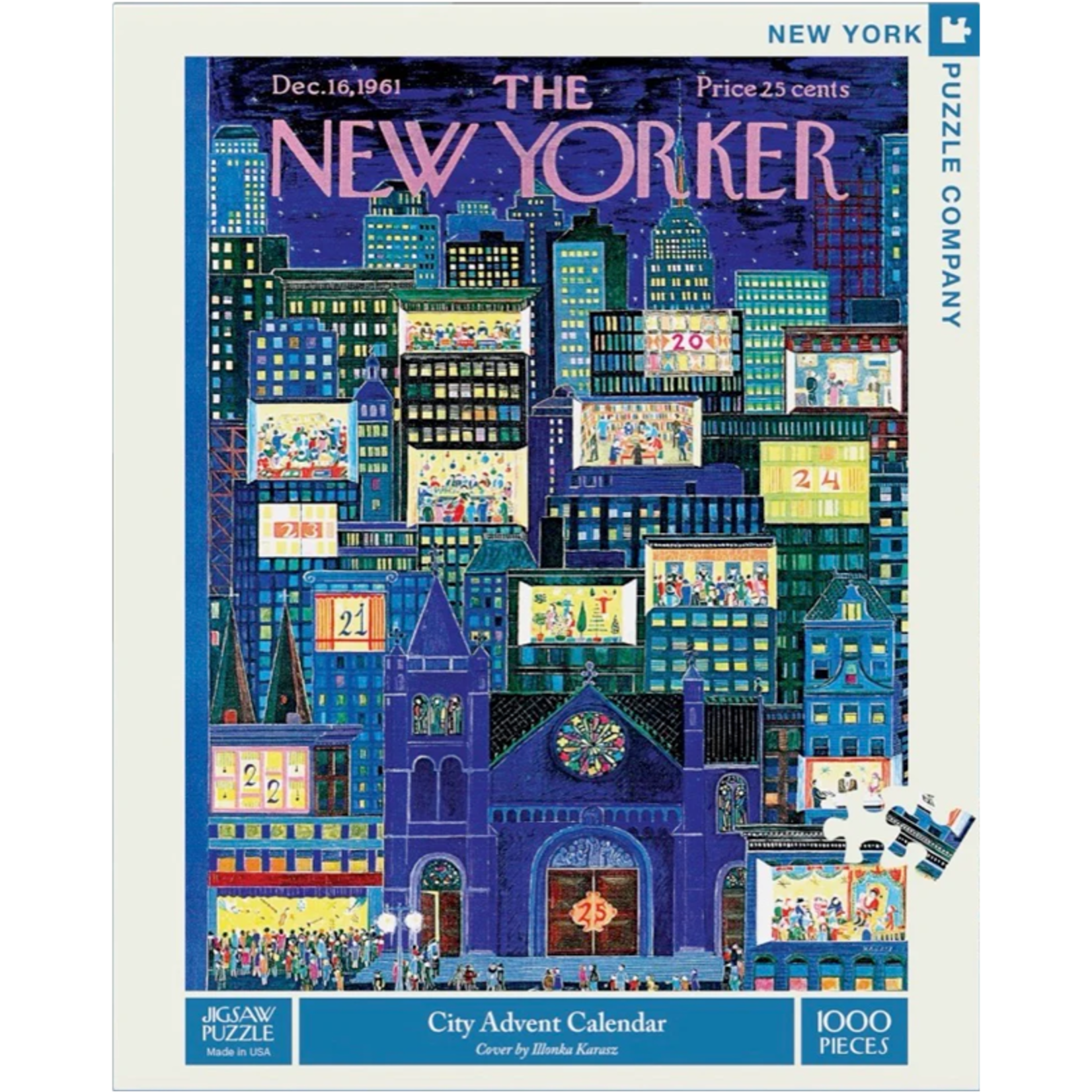 New York Puzzle Co NY: City Advent Calendar 1000pc