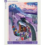 New York Puzzle Co NY: Skiing Express 500pc