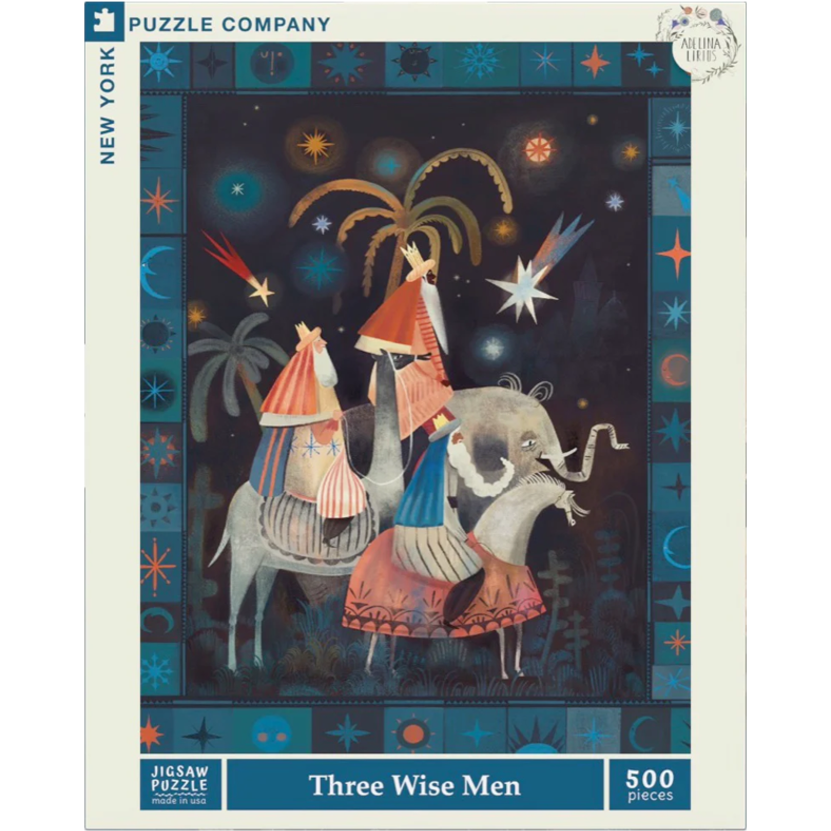 New York Puzzle Co Adelina Lirius: Three Wise Men 500pc