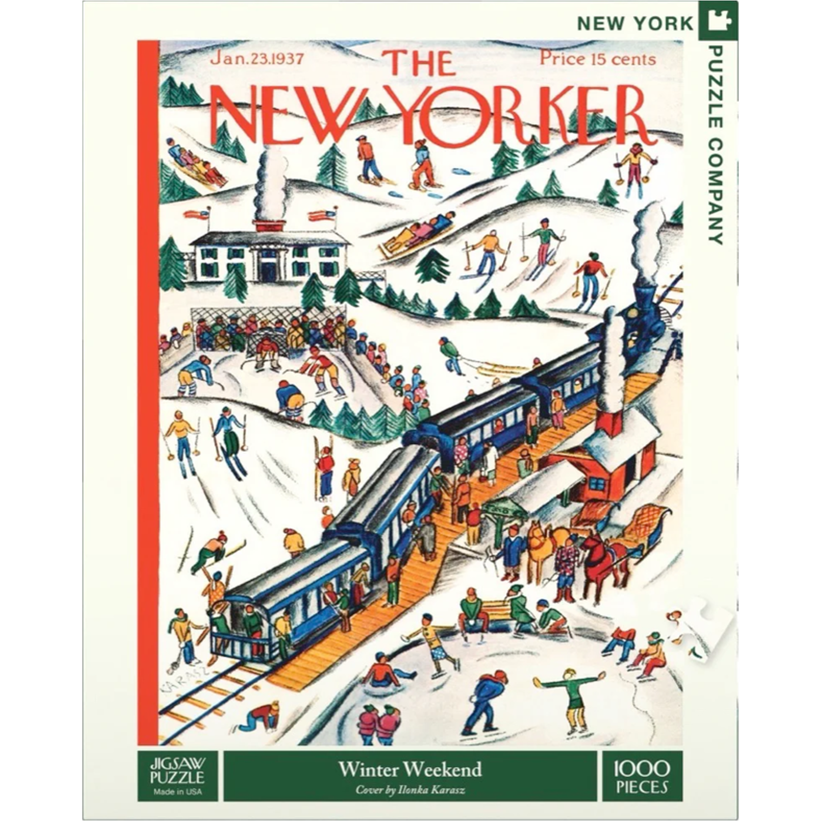 New York Puzzle Co NY: Winter Weekend 1000pc