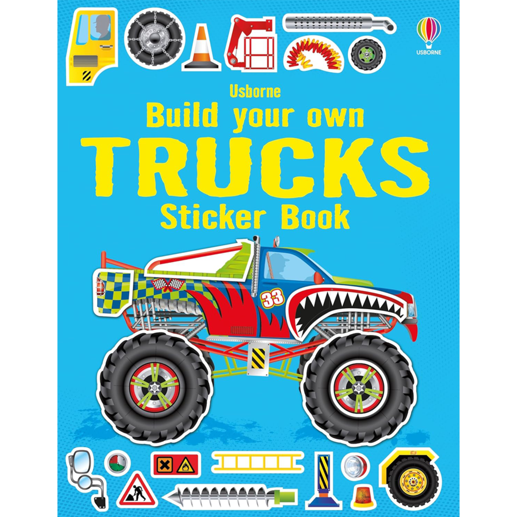 Usborne Sticker Book: Build Your Own - Trucks