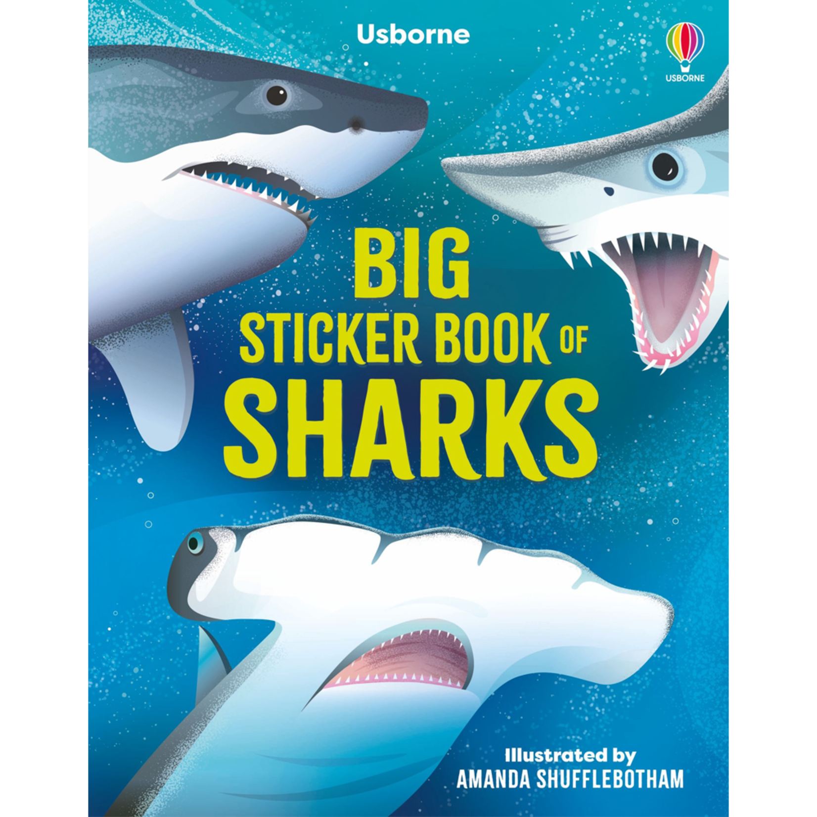 Usborne Sticker Book: Big Sharks