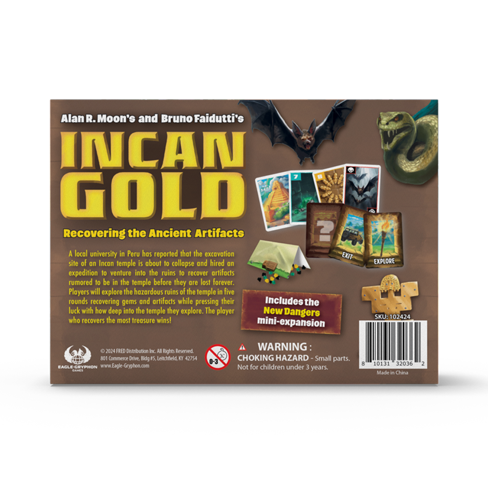 Eagle-Gryphon Games Incan Gold: 2024 Edition