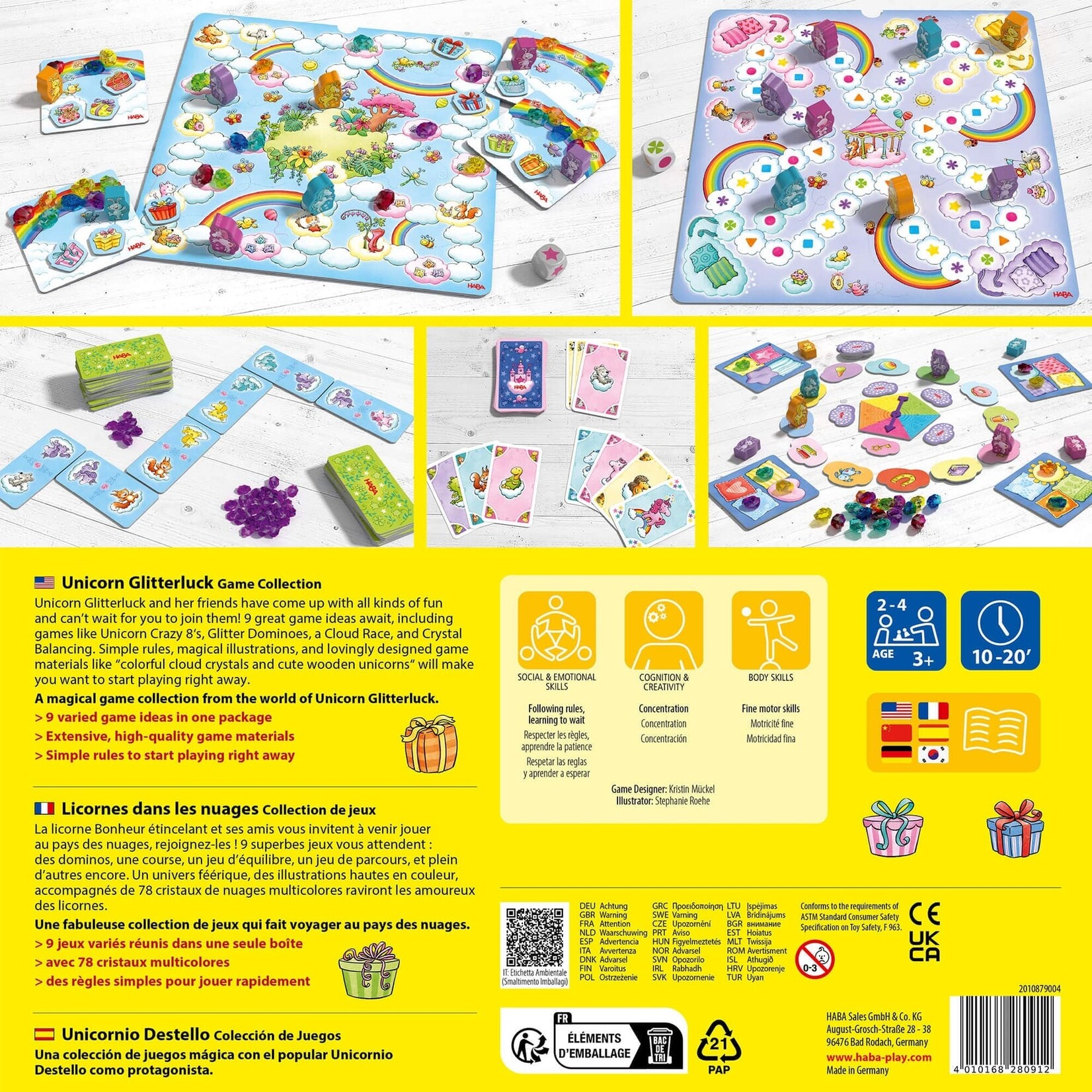 HABA Unicorn Glitterluck: Game Collection