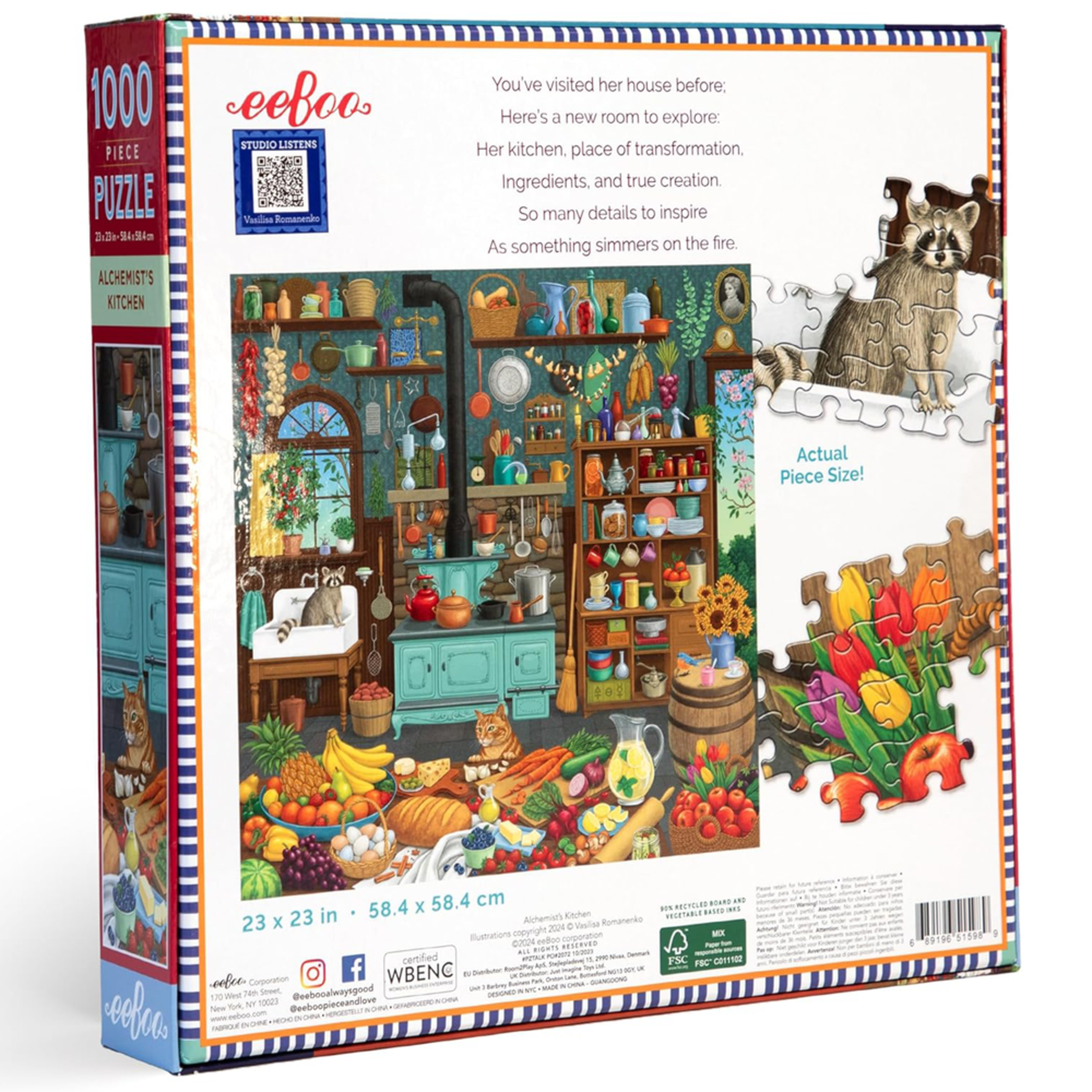 eeBoo Alchemist's Kitchen 1000pc
