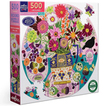eeBoo Fruits & Flowers Round 500pc