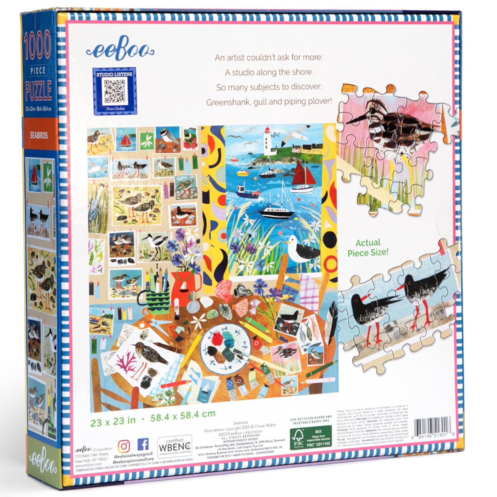 eeBoo Seabirds 1000pc