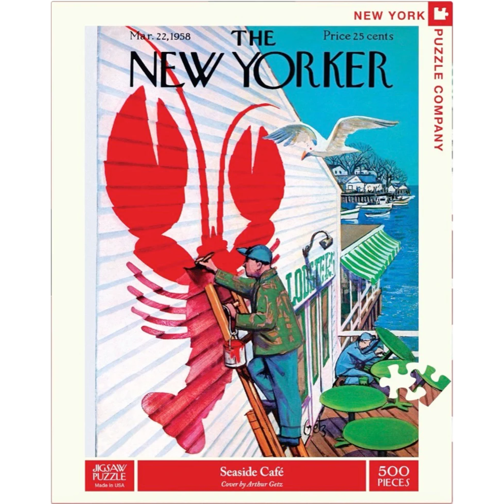 New York Puzzle Co NY: Seaside Cafe 500pc