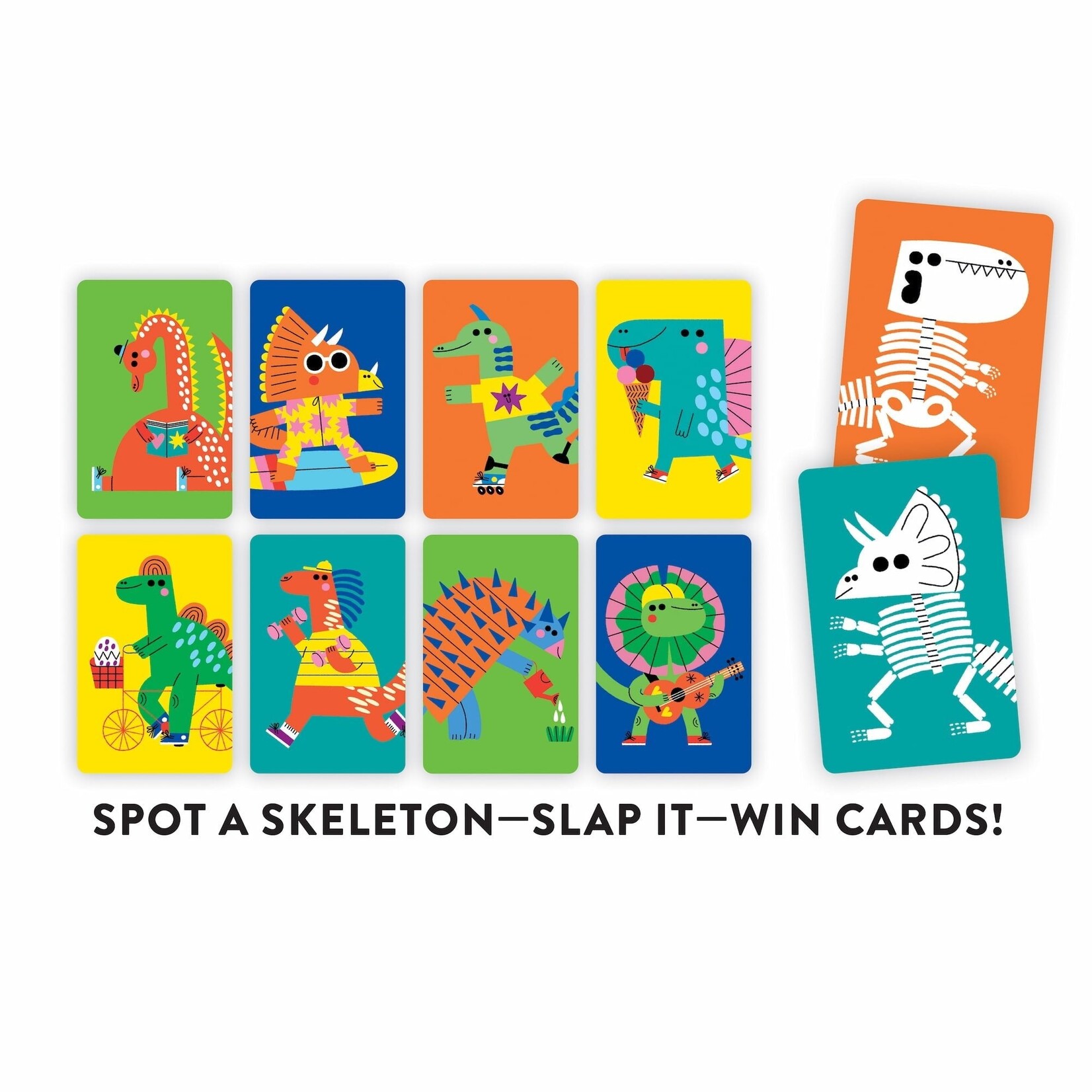 Mudpuppy Dino Slaps! A Slap Jack Card Game