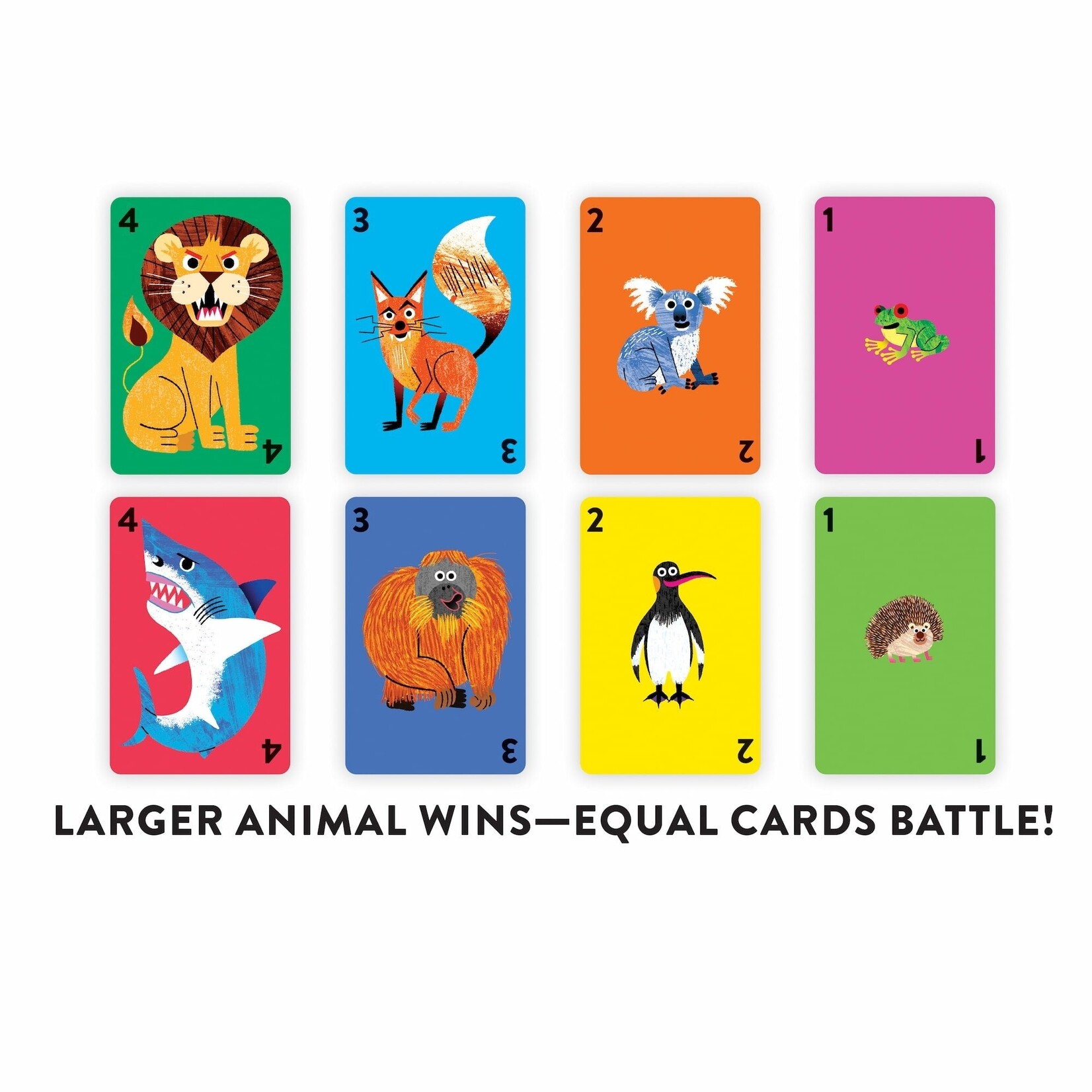 Mudpuppy Wild King! A War Card Game