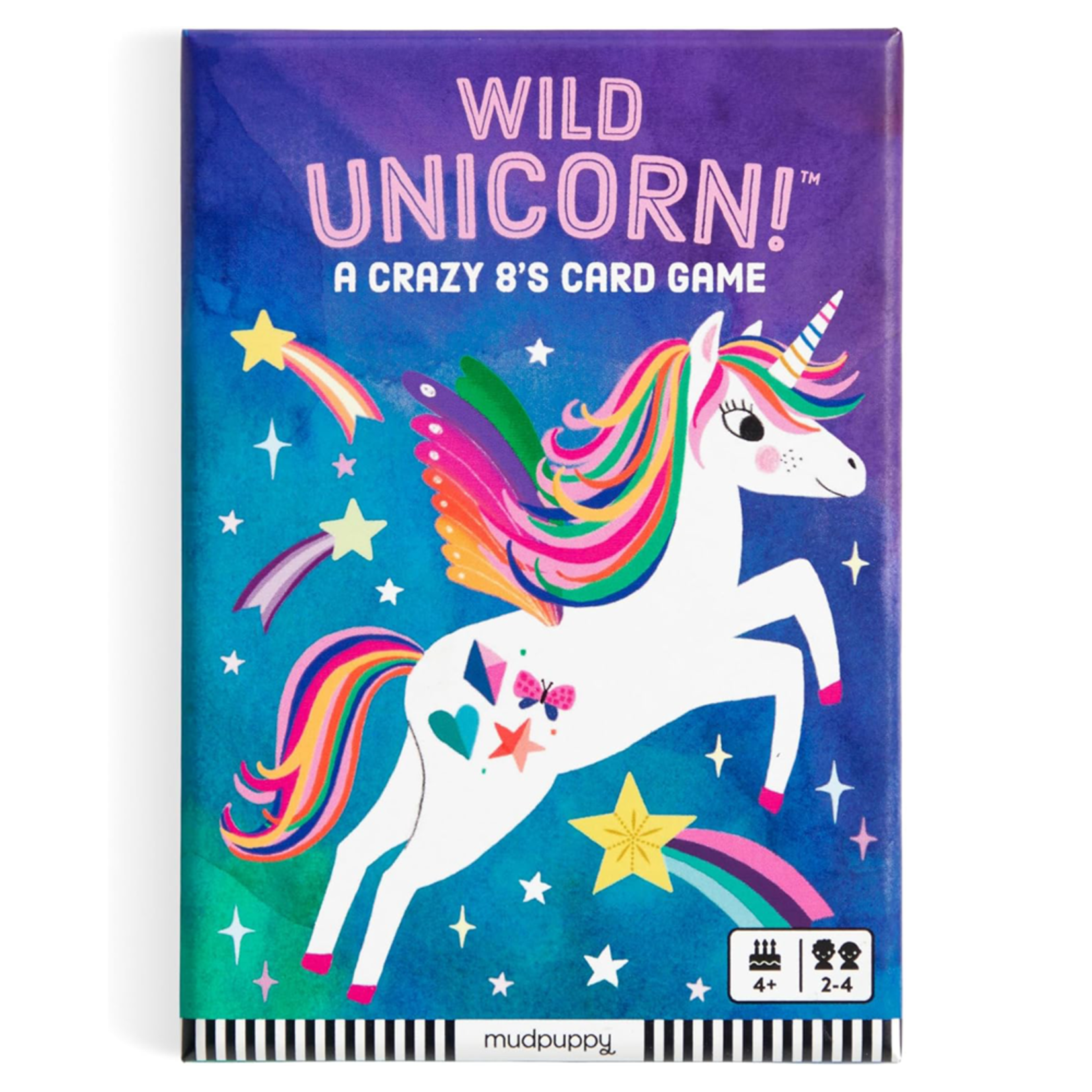 Mudpuppy Wild Unicorn! A Crazy 8's Card Game