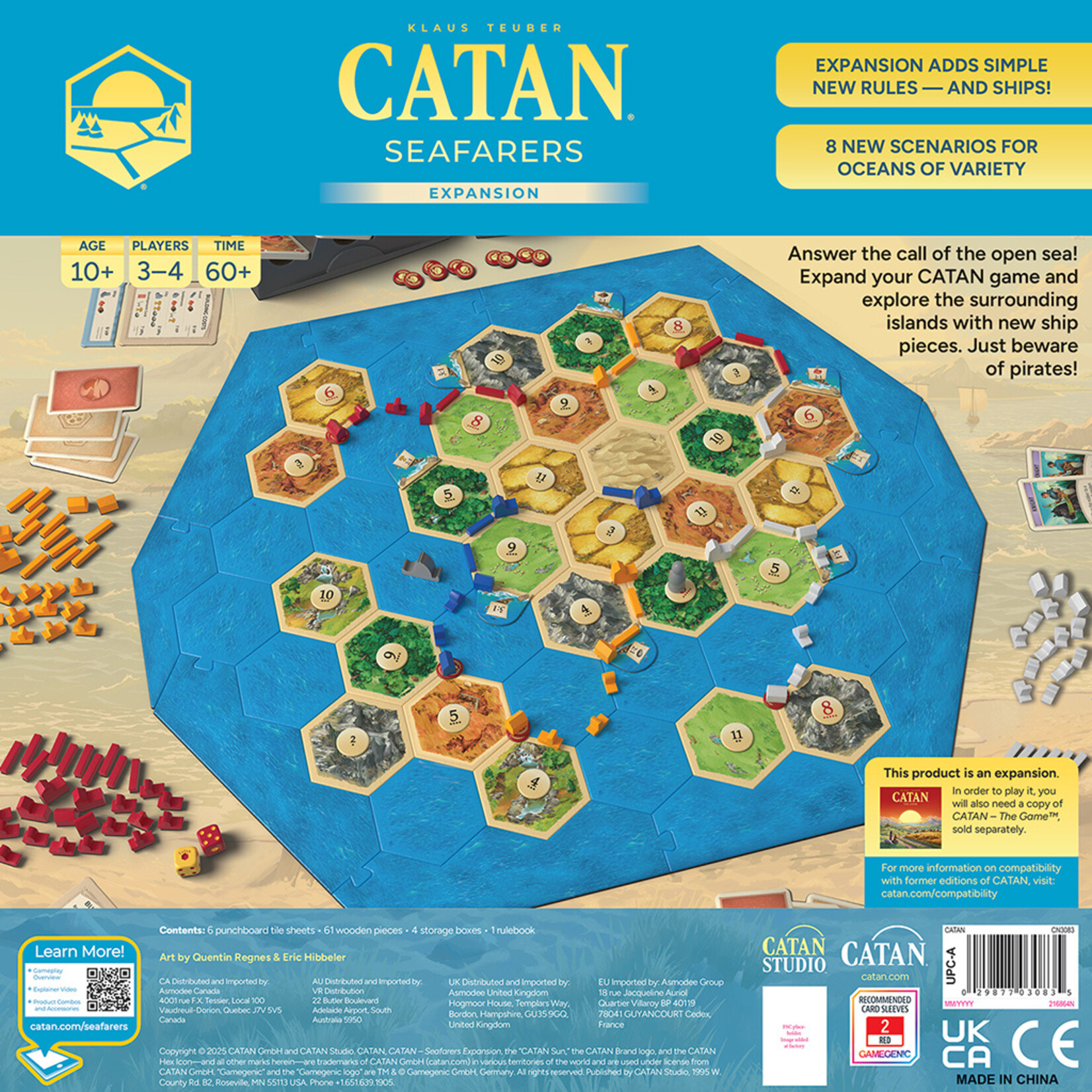 Catan Studio Catan 6th Ed: Seafarers Exp